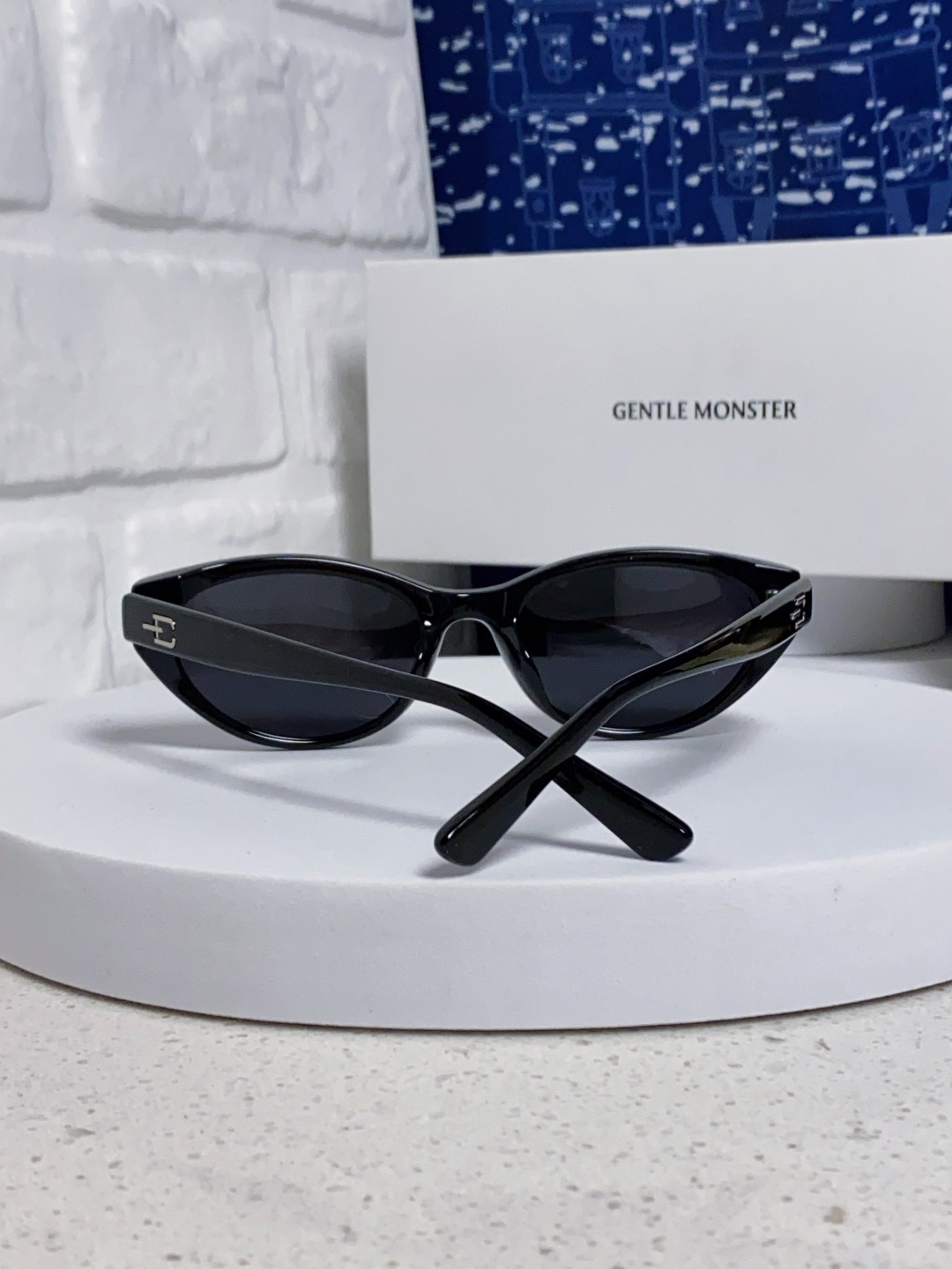 Gentle Moster(GM) 古力娜扎同款猫眼偏光墨镜女2025新款高品质 显瘦太阳镜紫外线 型号