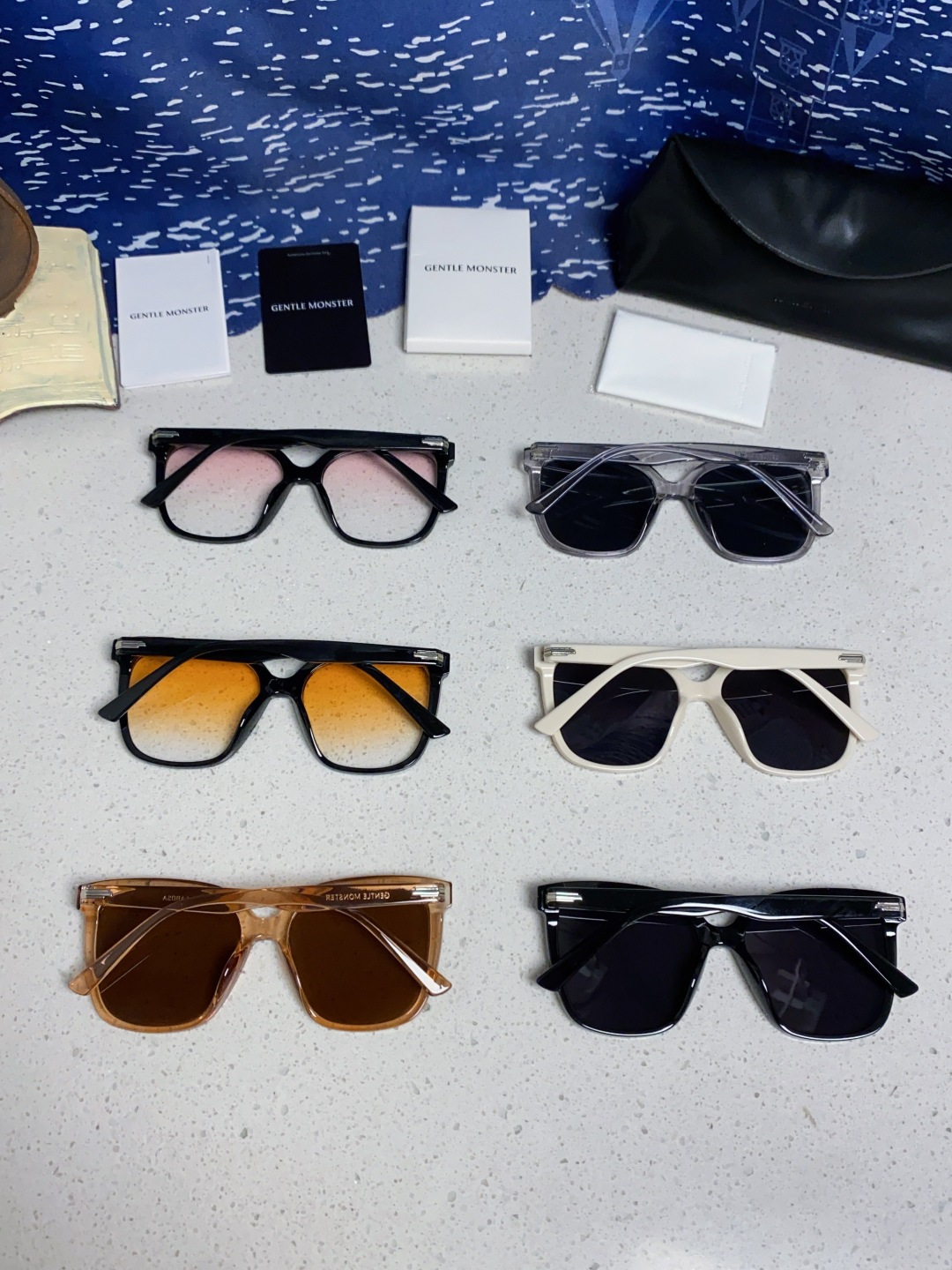  Gentle Moster(GM) GM新品大方框又一款百搭眼镜框墨镜 潮人必备 造型设计  型号：L