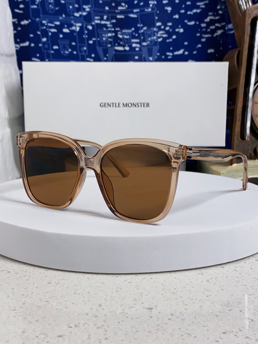  Gentle Moster(GM) GM新品大方框又一款百搭眼镜框墨镜 潮人必备 造型设计  型号：L