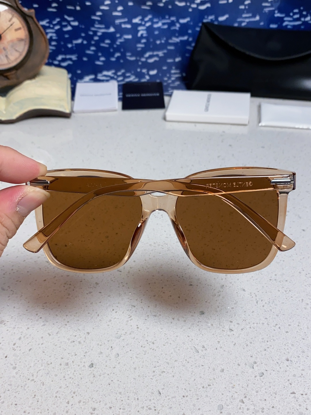  Gentle Moster(GM) GM新品大方框又一款百搭眼镜框墨镜 潮人必备 造型设计  型号：L