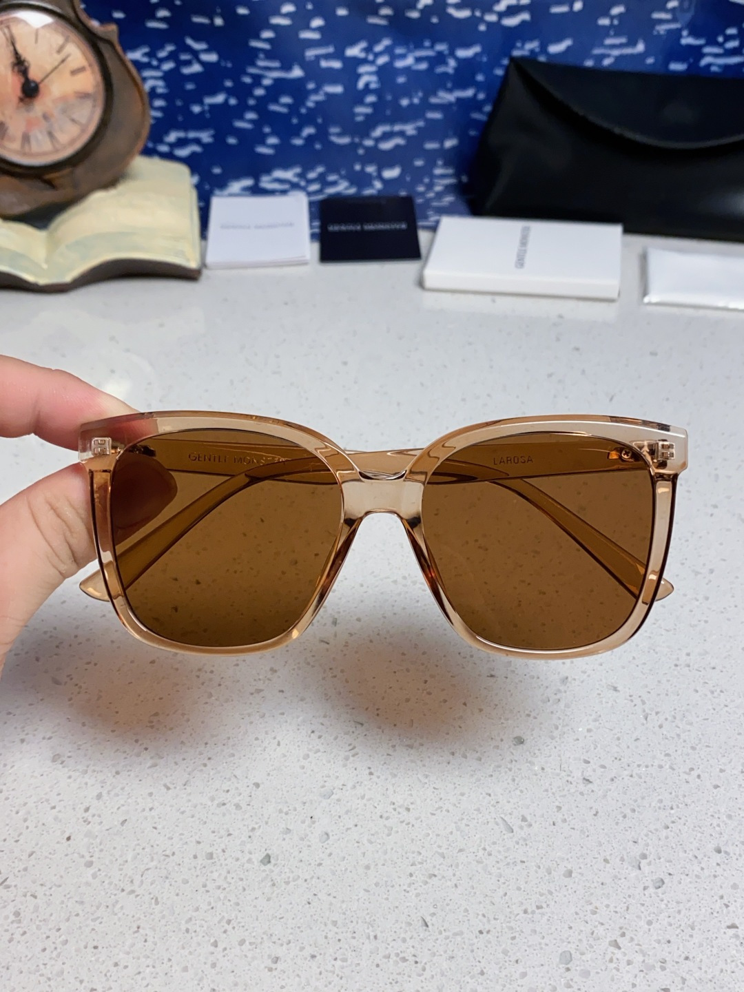  Gentle Moster(GM) GM新品大方框又一款百搭眼镜框墨镜 潮人必备 造型设计  型号：L