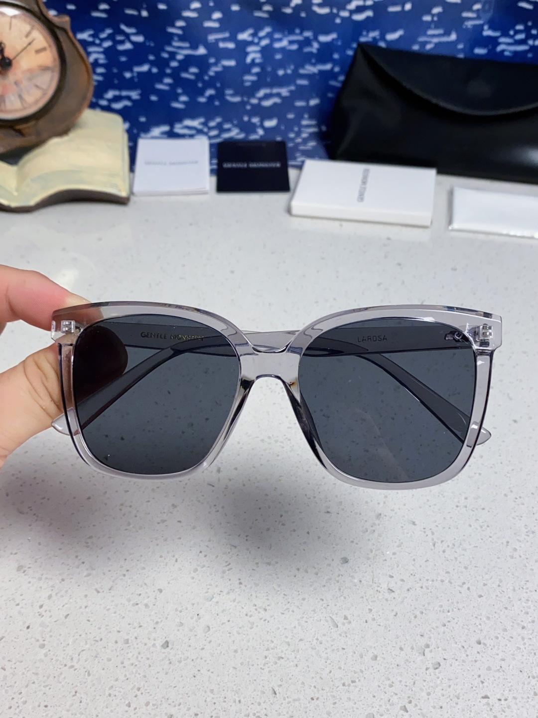  Gentle Moster(GM) GM新品大方框又一款百搭眼镜框墨镜 潮人必备 造型设计  型号：L