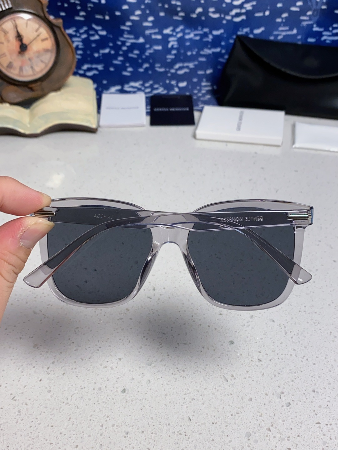  Gentle Moster(GM) GM新品大方框又一款百搭眼镜框墨镜 潮人必备 造型设计  型号：L