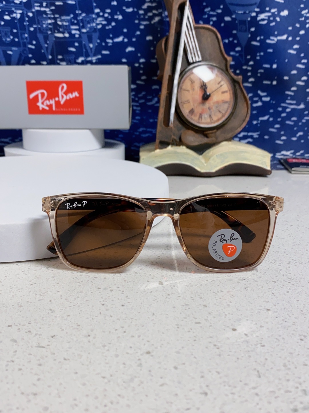 Rayban雷朋 2025新款豪华雷家时尚男士驾驶偏光太阳镜户外骑行运动眼镜防强光墨镜 RB69024