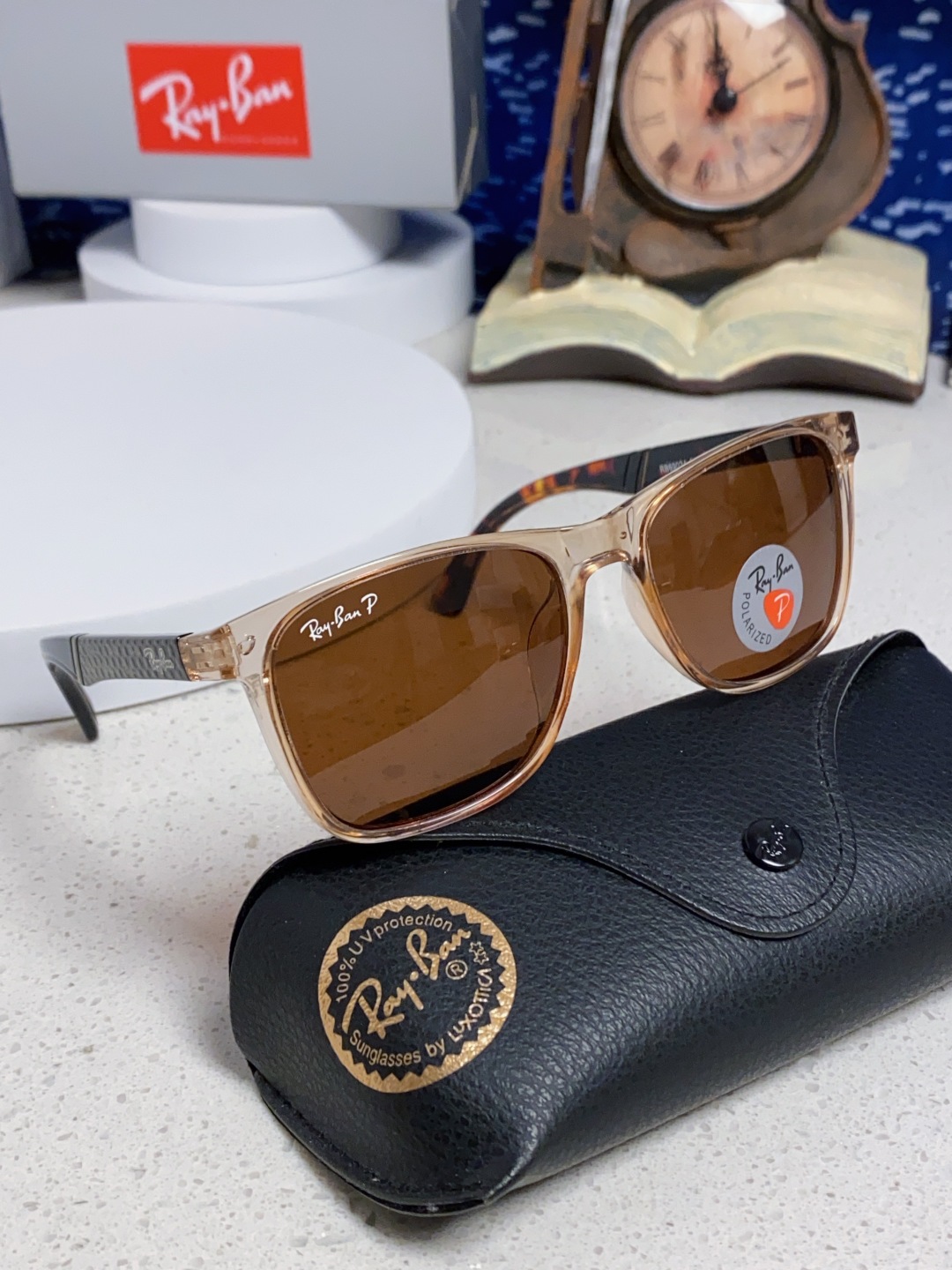 Rayban雷朋 2025新款豪华雷家时尚男士驾驶偏光太阳镜户外骑行运动眼镜防强光墨镜 RB69024