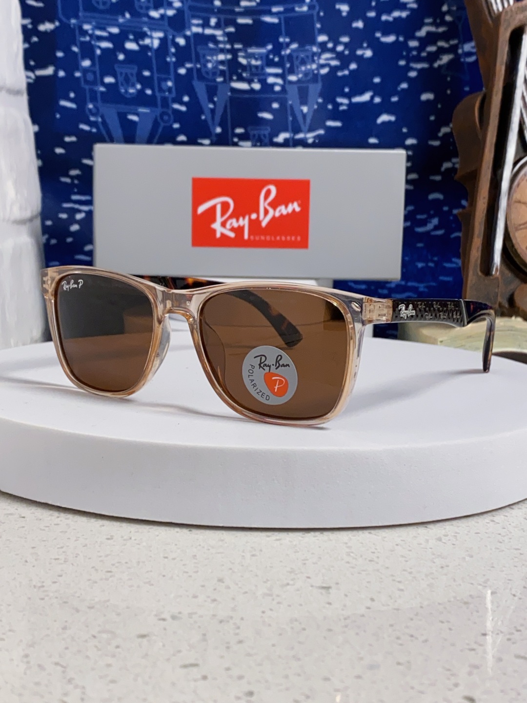 Rayban雷朋 2025新款豪华雷家时尚男士驾驶偏光太阳镜户外骑行运动眼镜防强光墨镜 RB69024