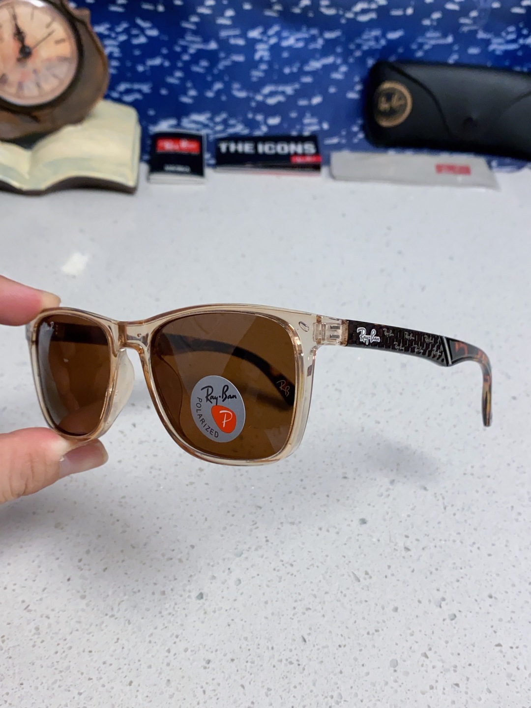 Rayban雷朋 2025新款豪华雷家时尚男士驾驶偏光太阳镜户外骑行运动眼镜防强光墨镜 RB69024