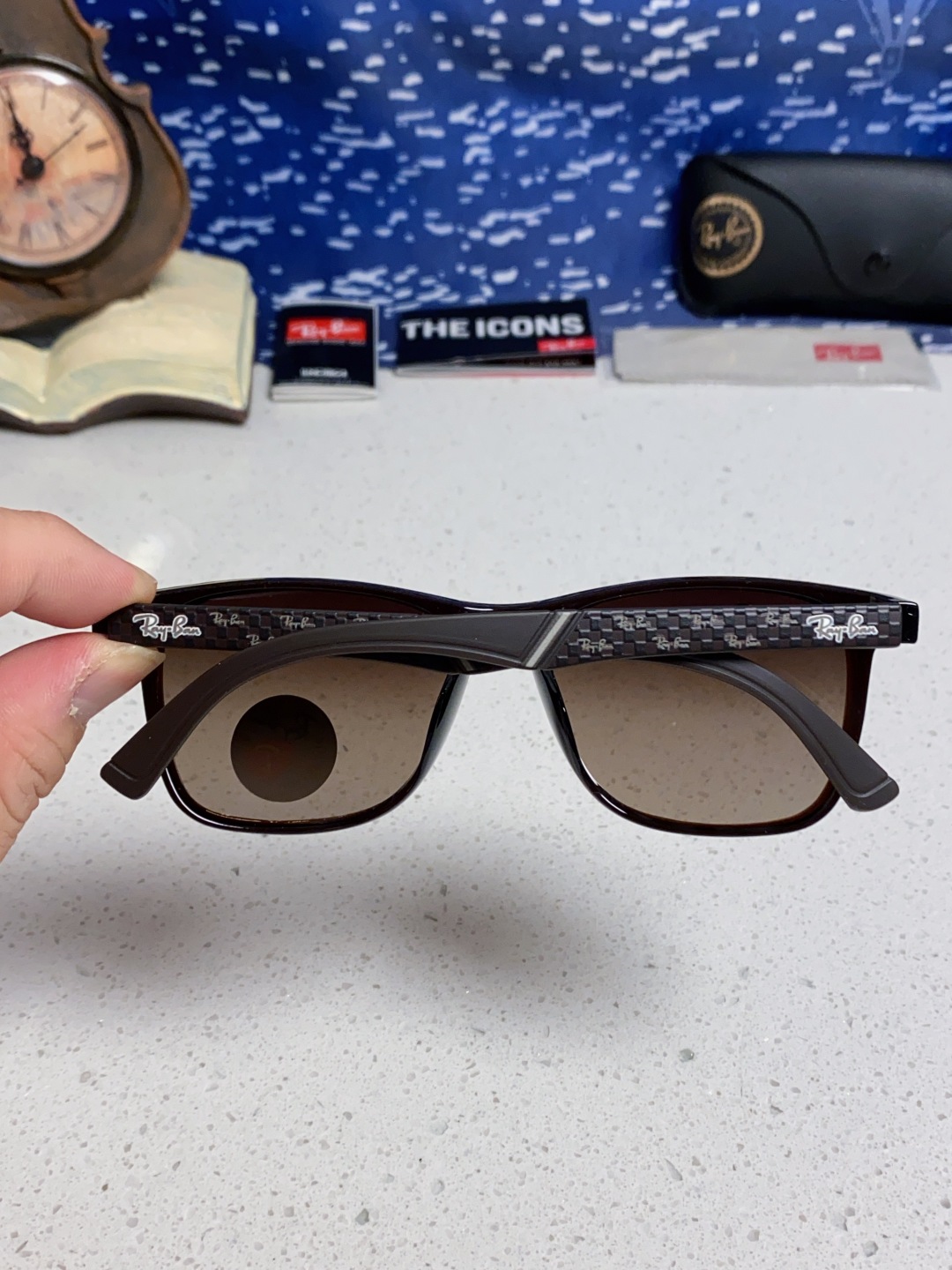 Rayban雷朋 2025新款豪华雷家时尚男士驾驶偏光太阳镜户外骑行运动眼镜防强光墨镜 RB69024