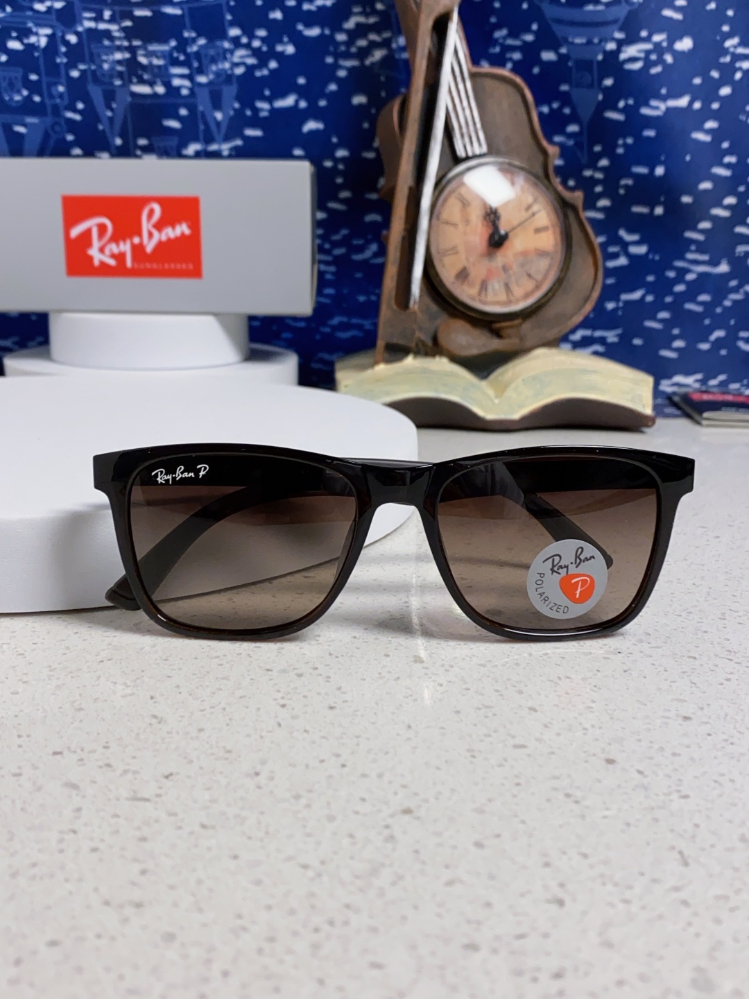 Rayban雷朋 2025新款豪华雷家时尚男士驾驶偏光太阳镜户外骑行运动眼镜防强光墨镜 RB69024