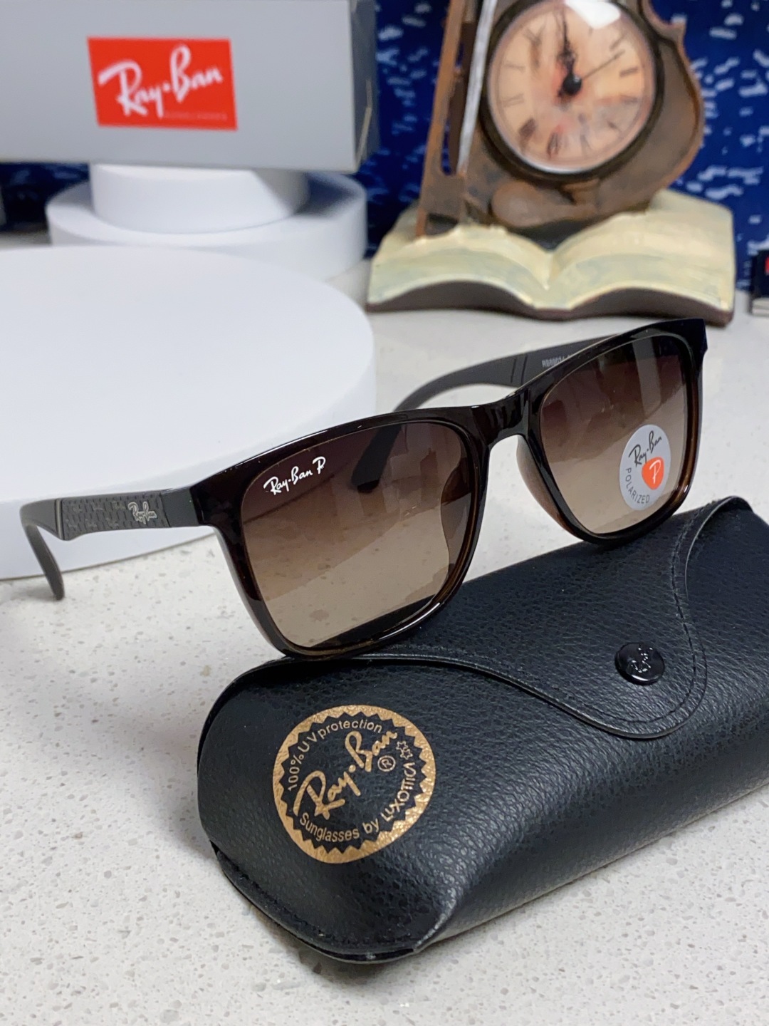 Rayban雷朋 2025新款豪华雷家时尚男士驾驶偏光太阳镜户外骑行运动眼镜防强光墨镜 RB69024