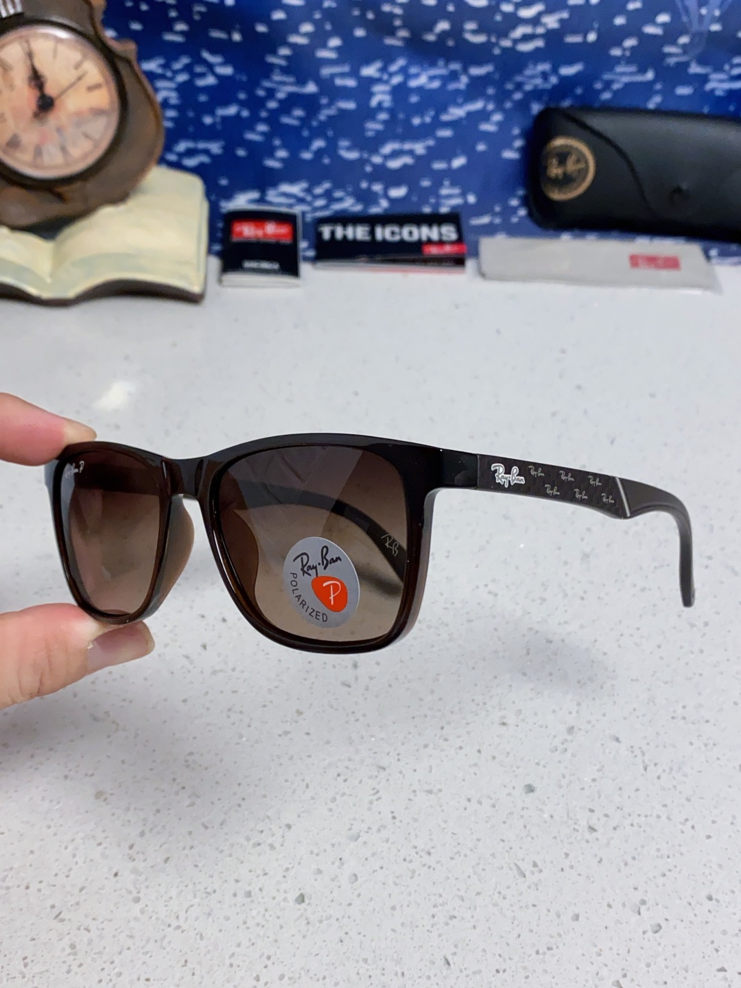 Rayban雷朋 2025新款豪华雷家时尚男士驾驶偏光太阳镜户外骑行运动眼镜防强光墨镜 RB69024