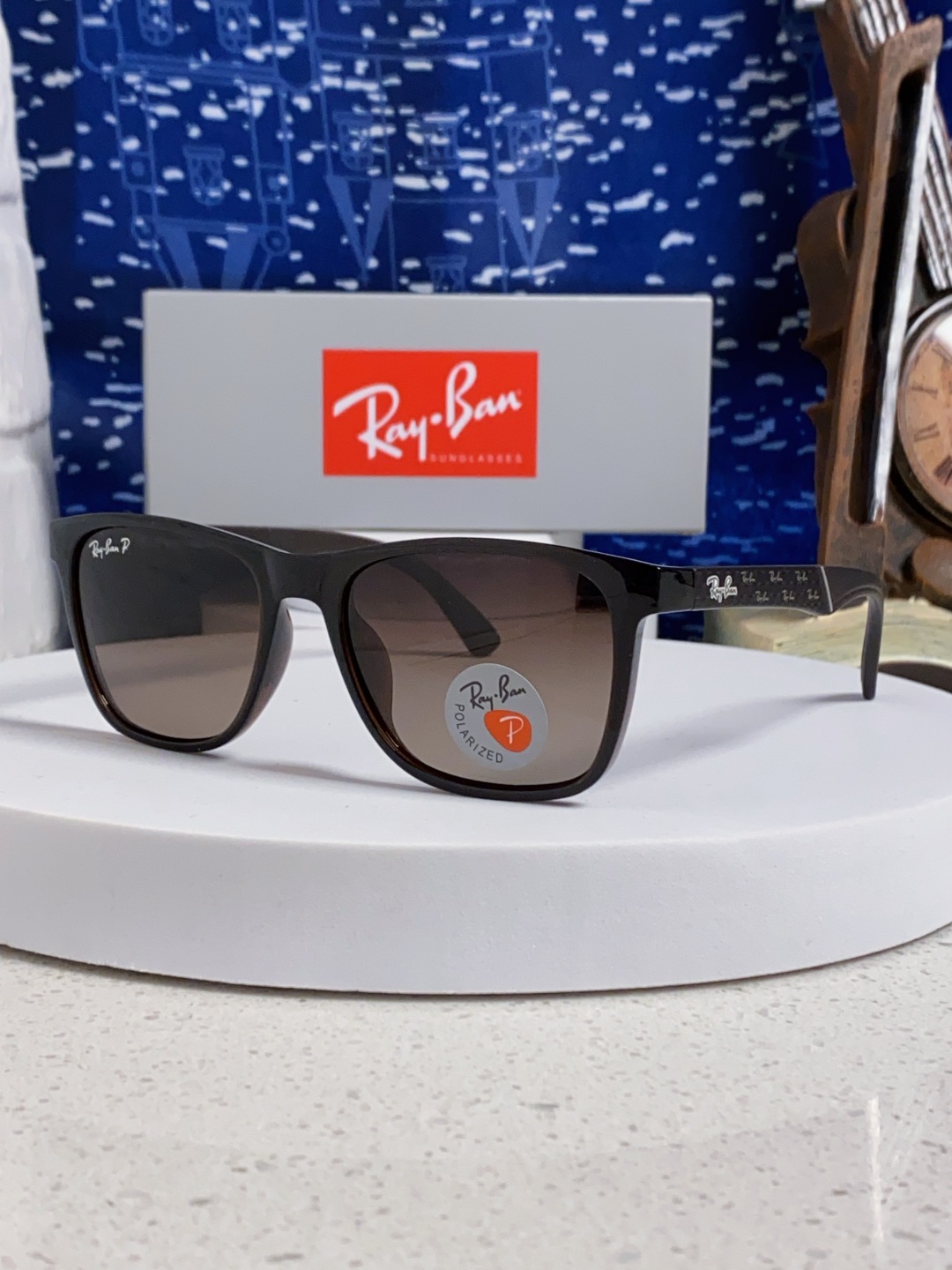 Rayban雷朋 2025新款豪华雷家时尚男士驾驶偏光太阳镜户外骑行运动眼镜防强光墨镜 RB69024