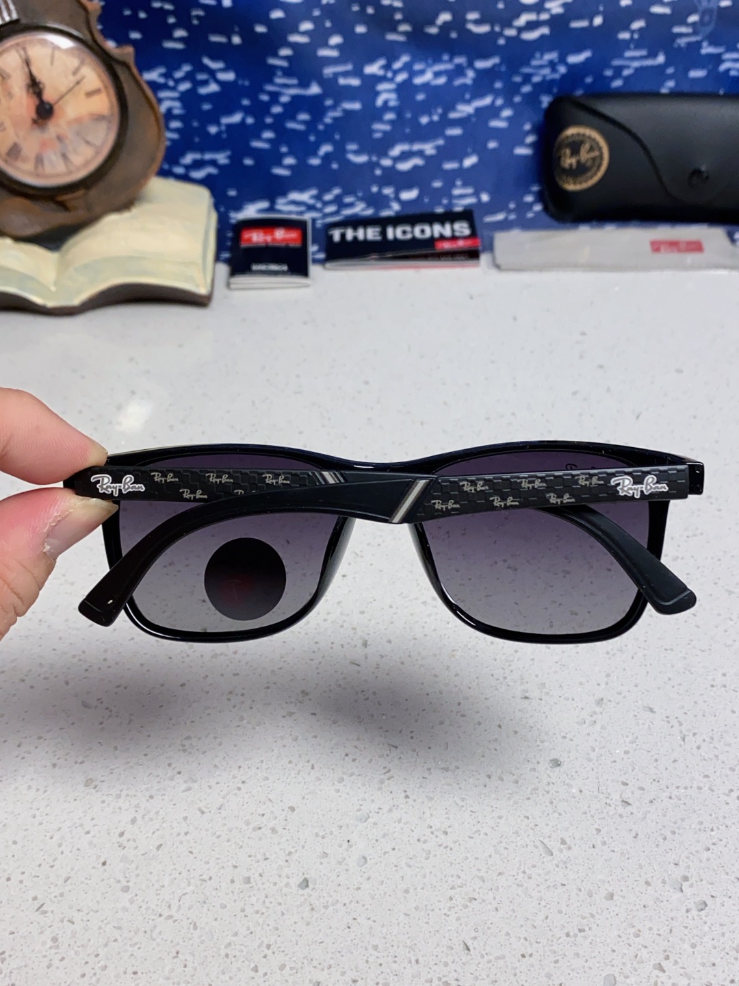Rayban雷朋 2025新款豪华雷家时尚男士驾驶偏光太阳镜户外骑行运动眼镜防强光墨镜 RB69024