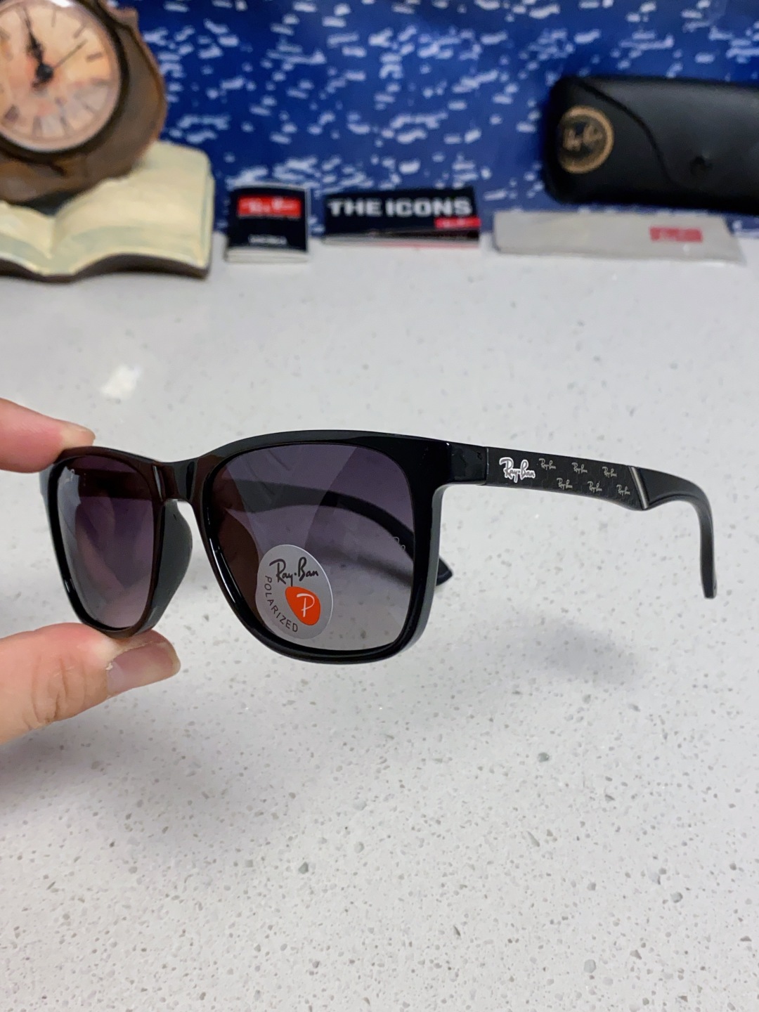 Rayban雷朋 2025新款豪华雷家时尚男士驾驶偏光太阳镜户外骑行运动眼镜防强光墨镜 RB69024