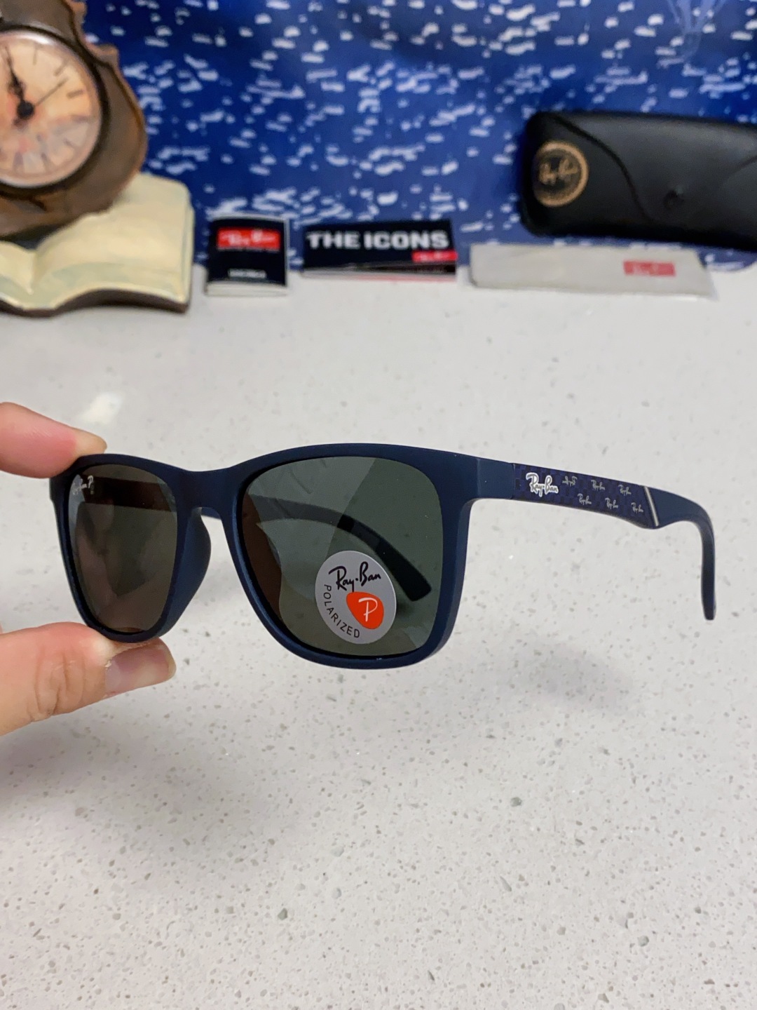 Rayban雷朋 2025新款豪华雷家时尚男士驾驶偏光太阳镜户外骑行运动眼镜防强光墨镜 RB69024
