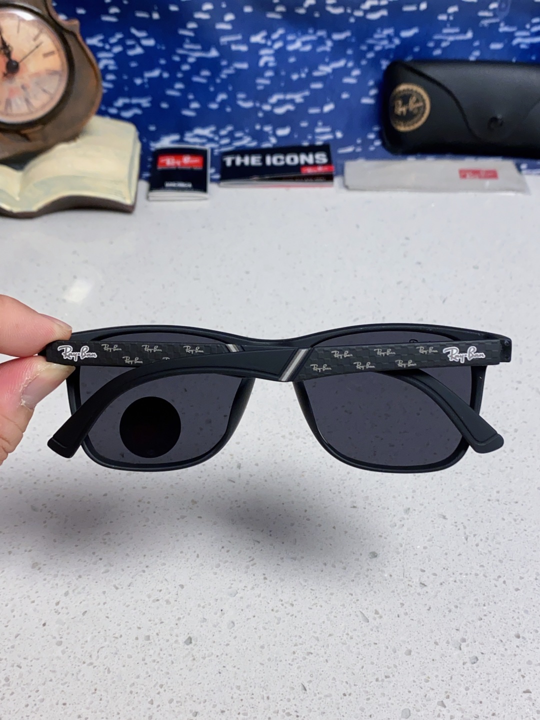  Rayban雷朋 2025新款豪华雷家时尚男士驾驶偏光太阳镜户外骑行运动眼镜防强光墨镜 RB69024