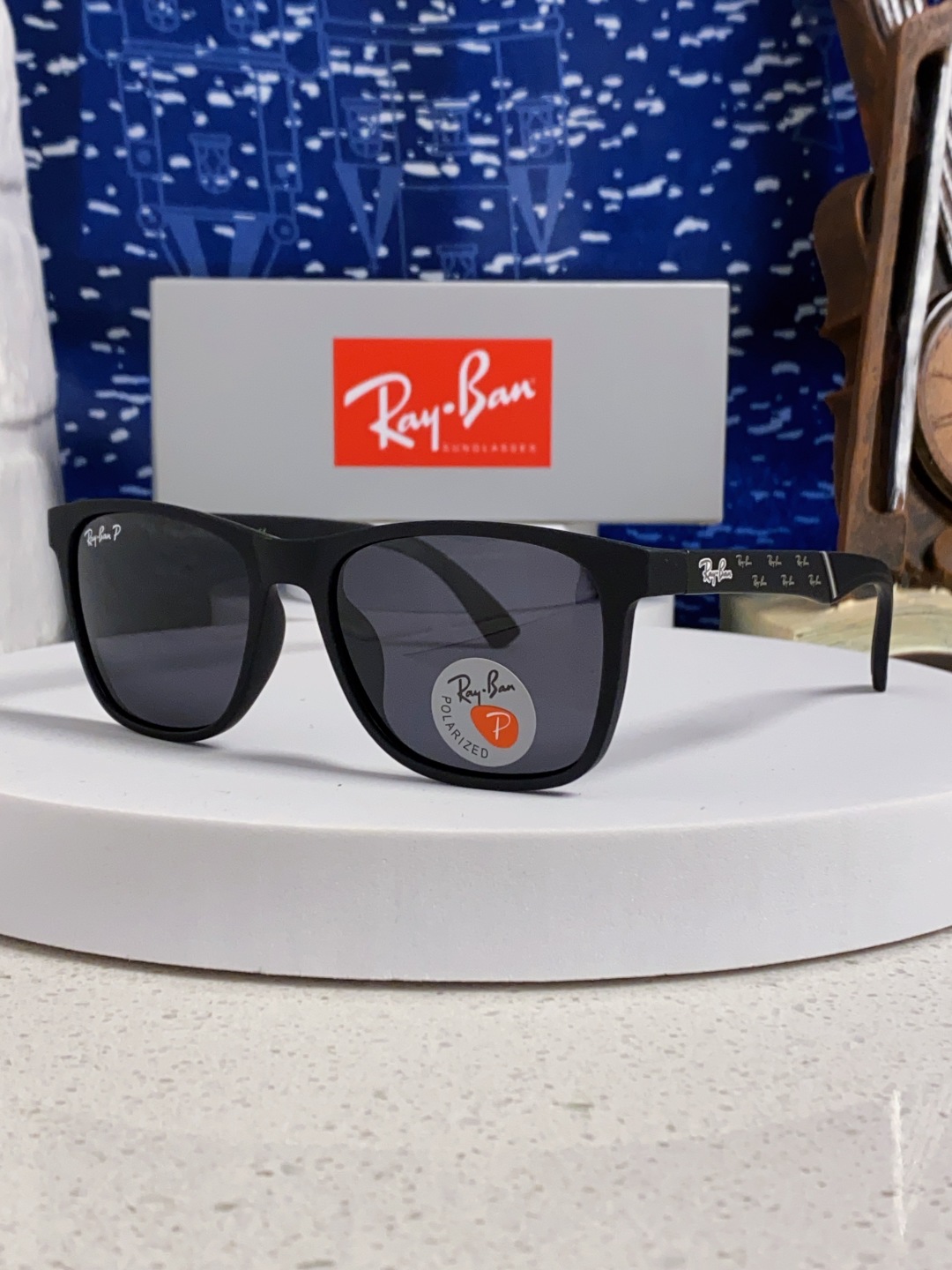  Rayban雷朋 2025新款豪华雷家时尚男士驾驶偏光太阳镜户外骑行运动眼镜防强光墨镜 RB69024