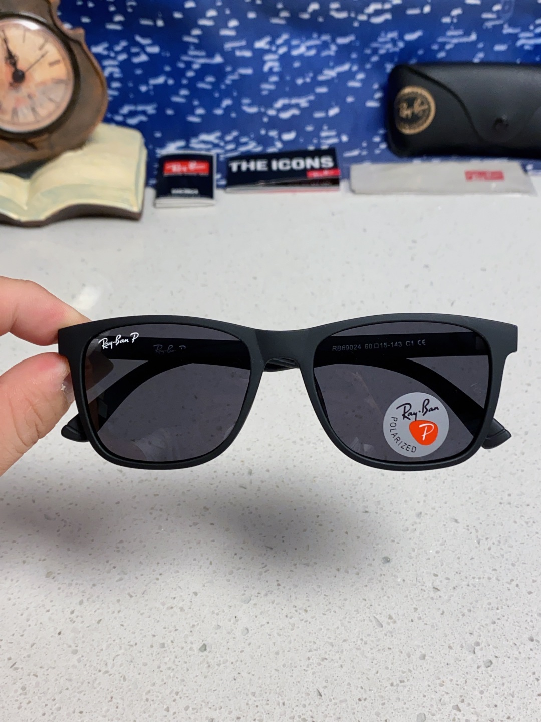  Rayban雷朋 2025新款豪华雷家时尚男士驾驶偏光太阳镜户外骑行运动眼镜防强光墨镜 RB69024