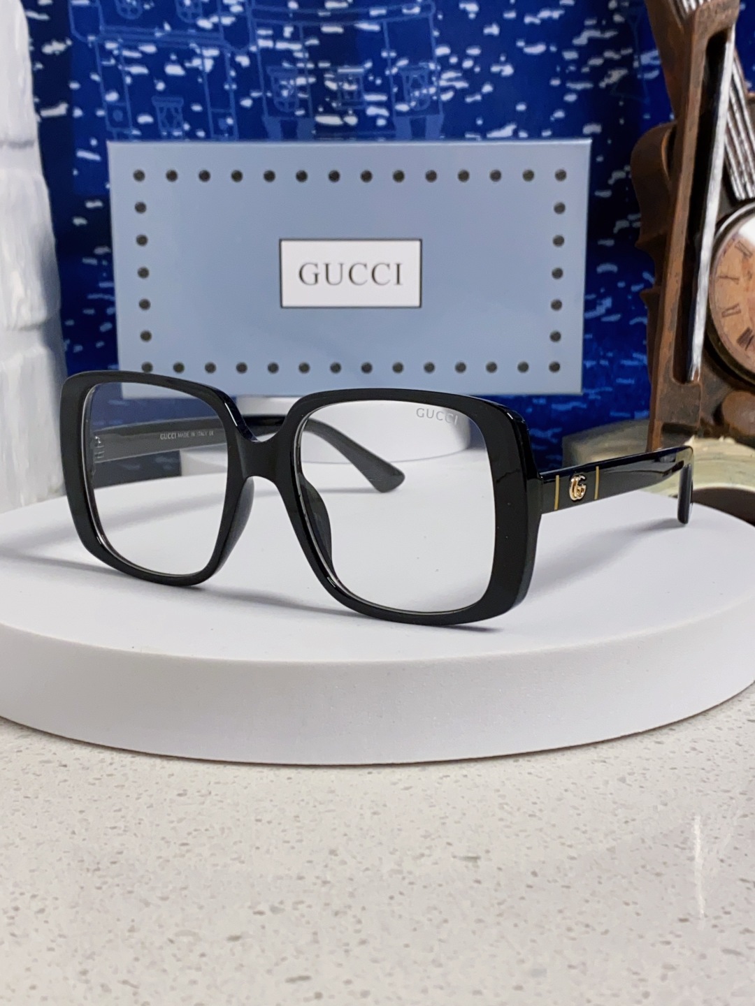  Gucci古奇 墨镜男女经典时尚方框ins防紫外线太阳眼镜男GG0638SA