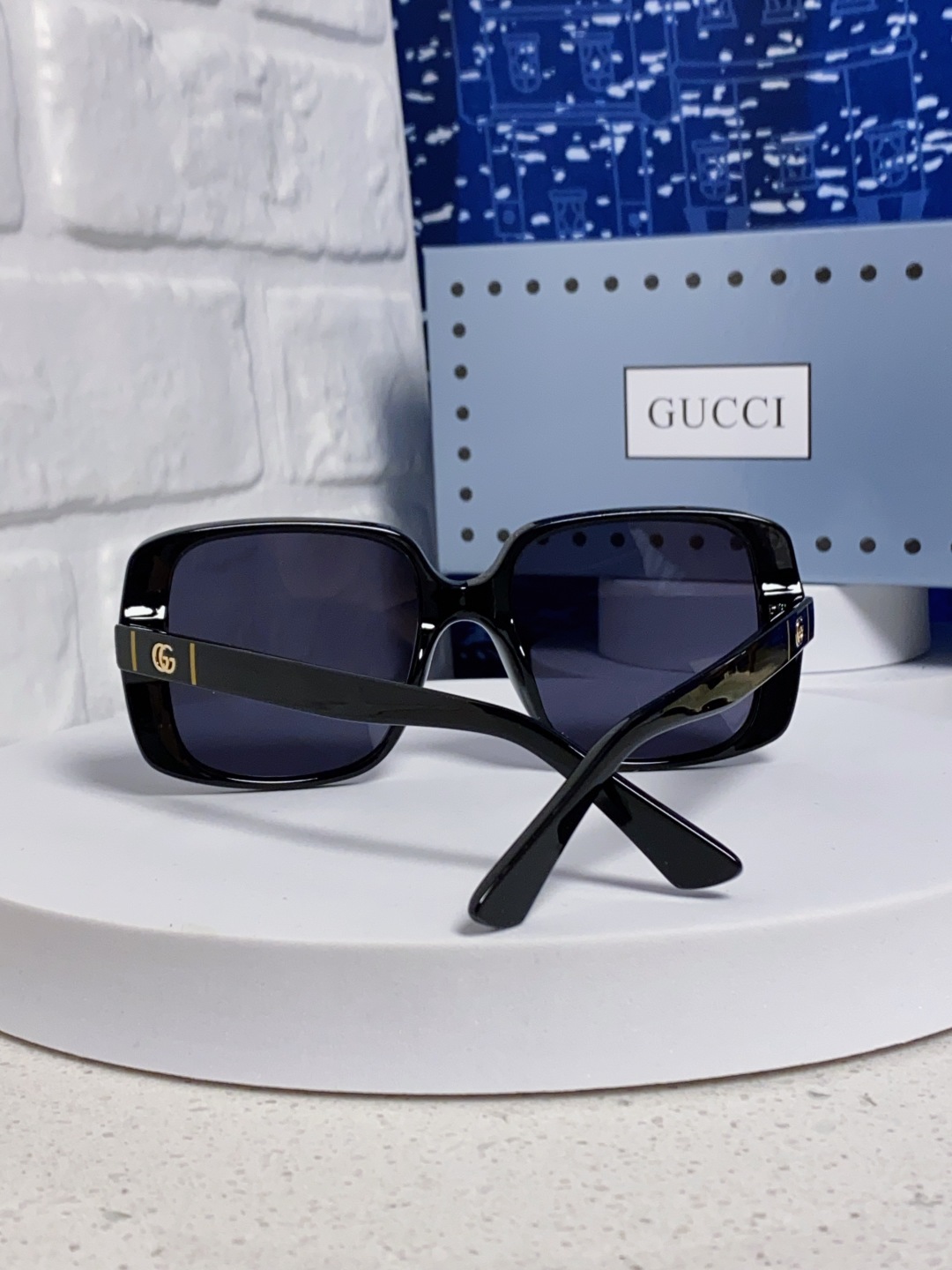  Gucci古奇 墨镜男女经典时尚方框ins防紫外线太阳眼镜男GG0638SA