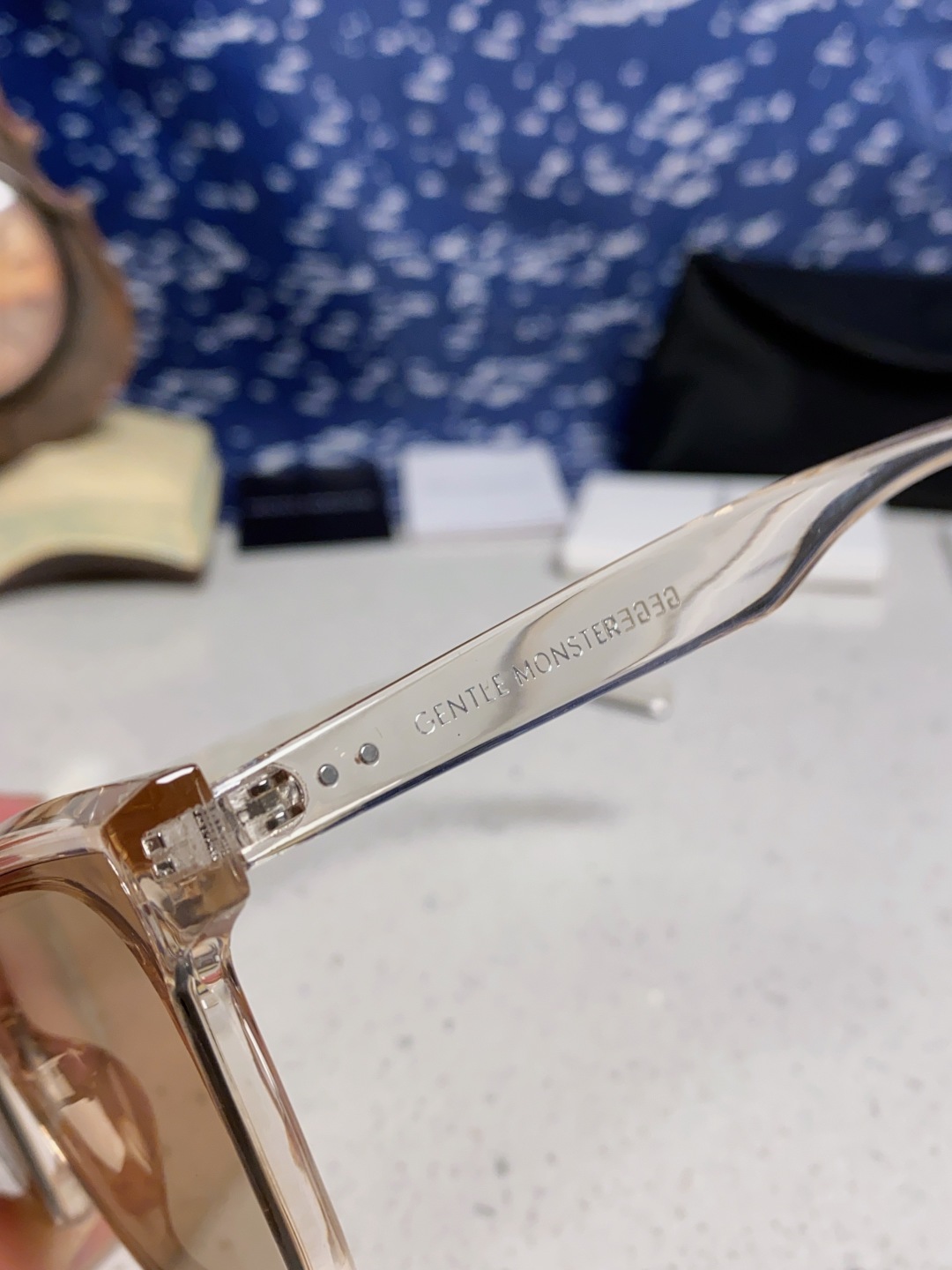 Gentle Moster(GM) 新款方框太阳眼镜女圆脸 时尚遮阳墨镜男防紫外线 型号：GEGEN