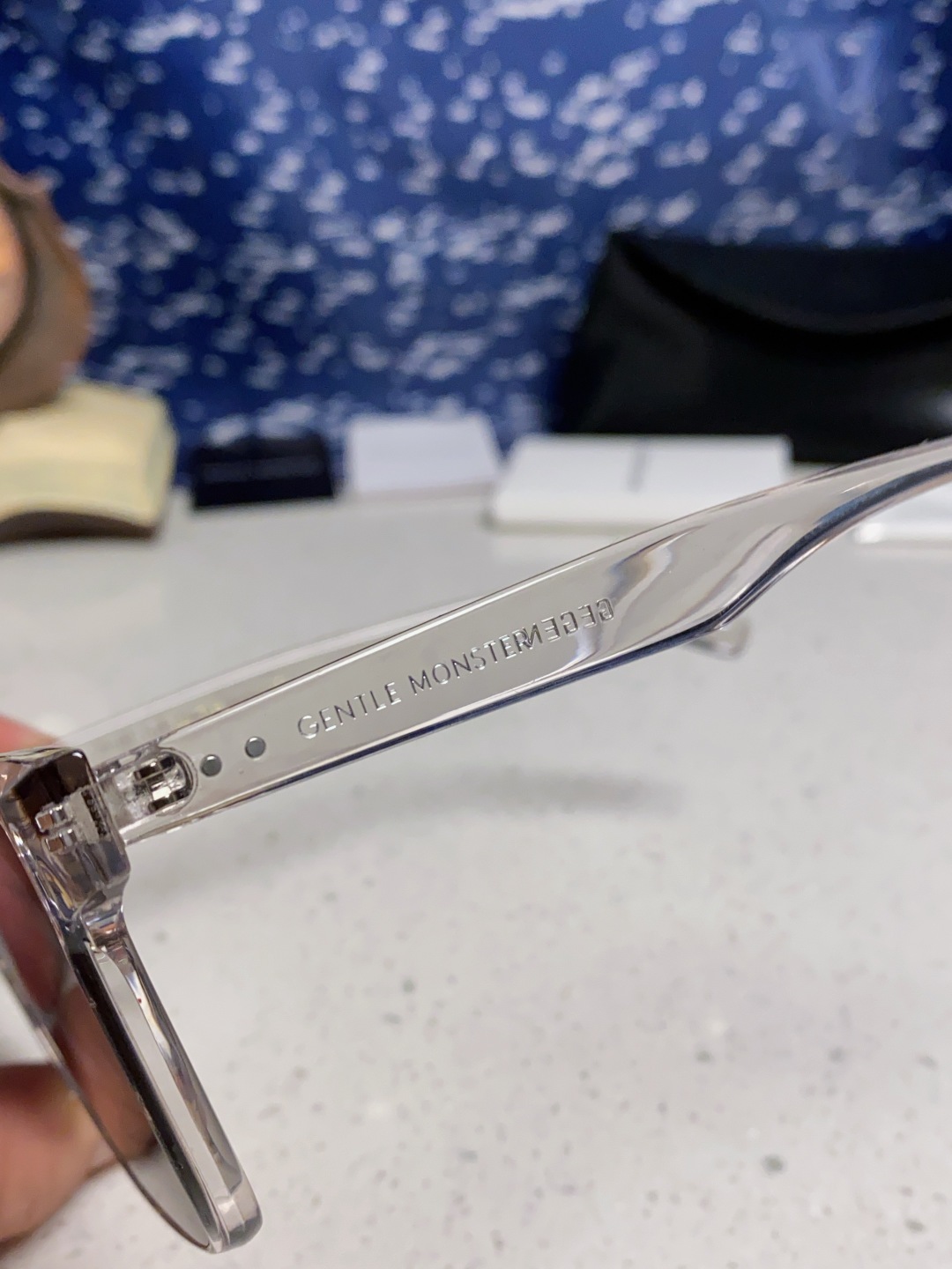 Gentle Moster(GM) 新款方框太阳眼镜女圆脸 时尚遮阳墨镜男防紫外线 型号：GEGEN