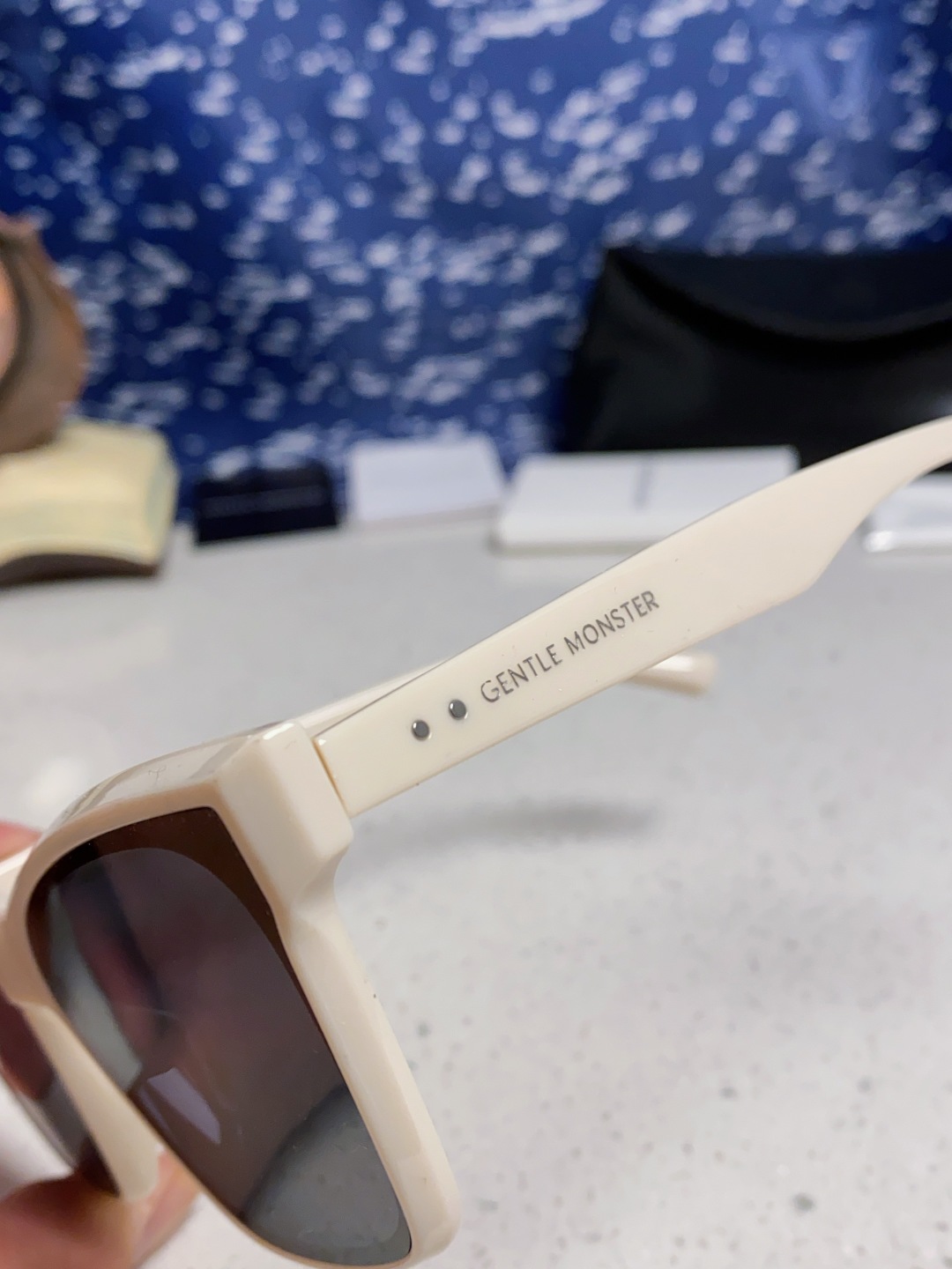 Gentle Moster(GM) 新款方框太阳眼镜女圆脸 时尚遮阳墨镜男防紫外线 型号：GEGEN