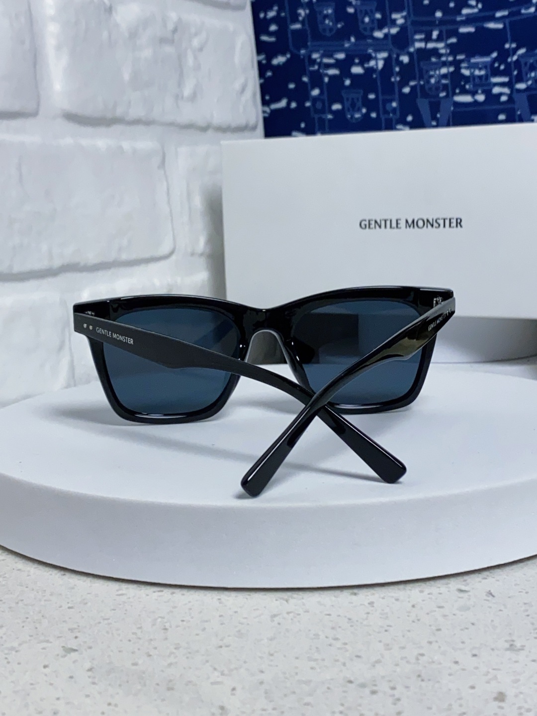 Gentle Moster(GM) 新款方框太阳眼镜女圆脸 时尚遮阳墨镜男防紫外线 型号：GEGEN