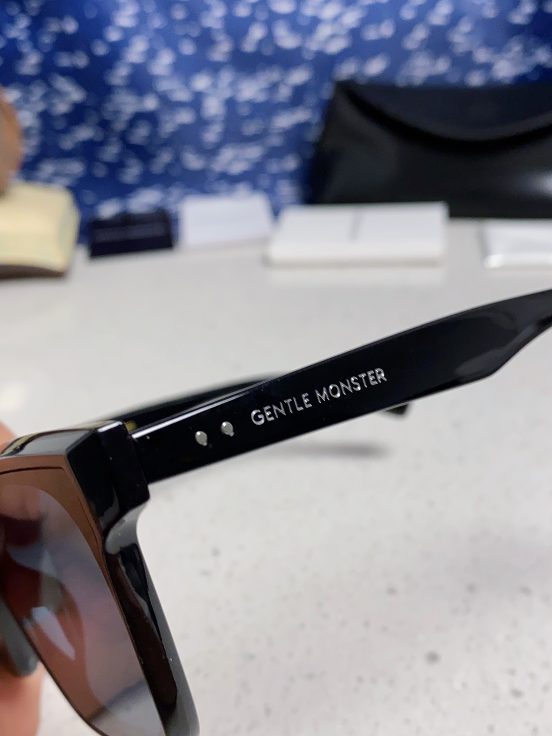 Gentle Moster(GM) 新款方框太阳眼镜女圆脸 时尚遮阳墨镜男防紫外线 型号：GEGEN