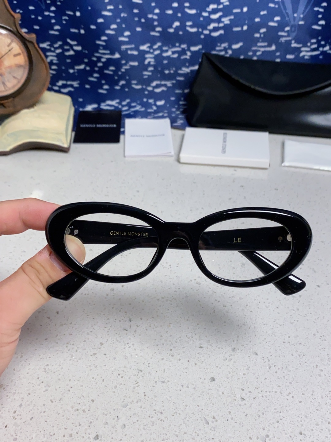 Gentle Moster(GM) 王安宇同款墨镜gm男士痞帅椭圆小框偏光防紫外线近视太阳眼镜女潮 型号