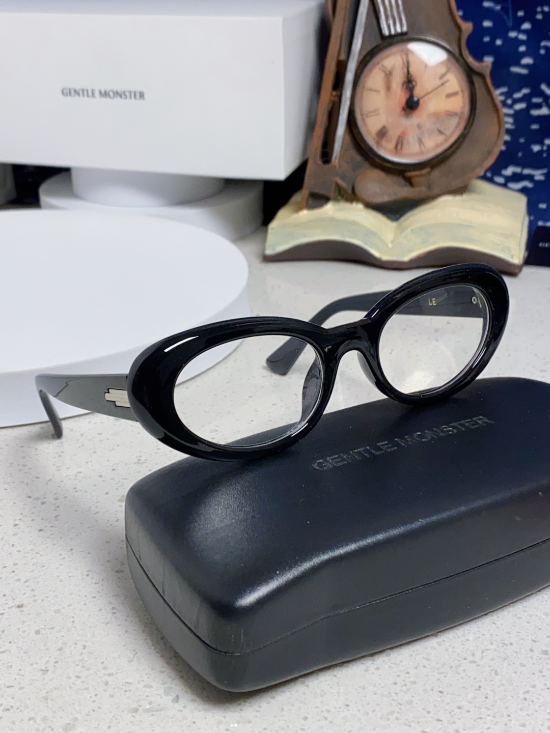 Gentle Moster(GM) 王安宇同款墨镜gm男士痞帅椭圆小框偏光防紫外线近视太阳眼镜女潮 型号