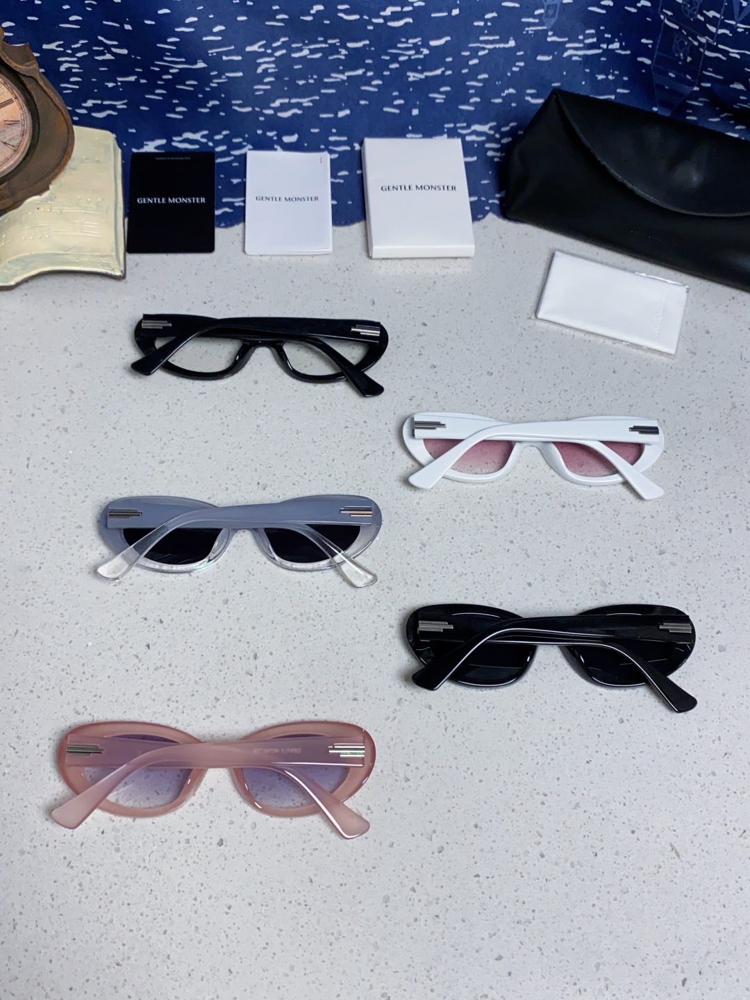 Gentle Moster(GM) 王安宇同款墨镜gm男士痞帅椭圆小框偏光防紫外线近视太阳眼镜女潮 型号