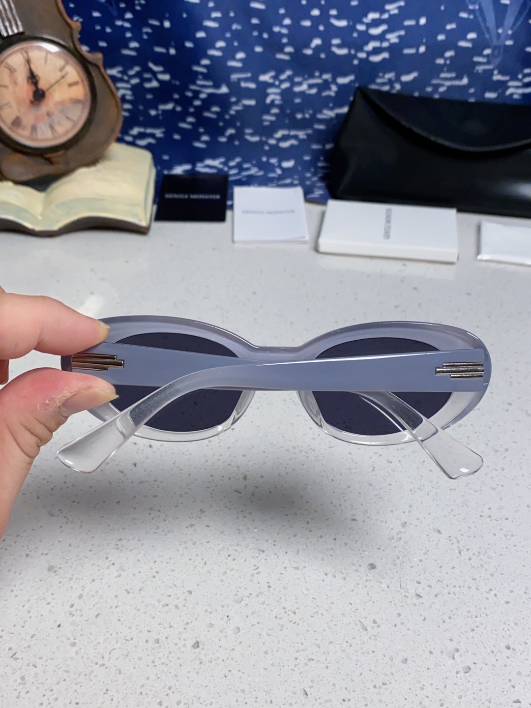 Gentle Moster(GM) 王安宇同款墨镜gm男士痞帅椭圆小框偏光防紫外线近视太阳眼镜女潮 型号