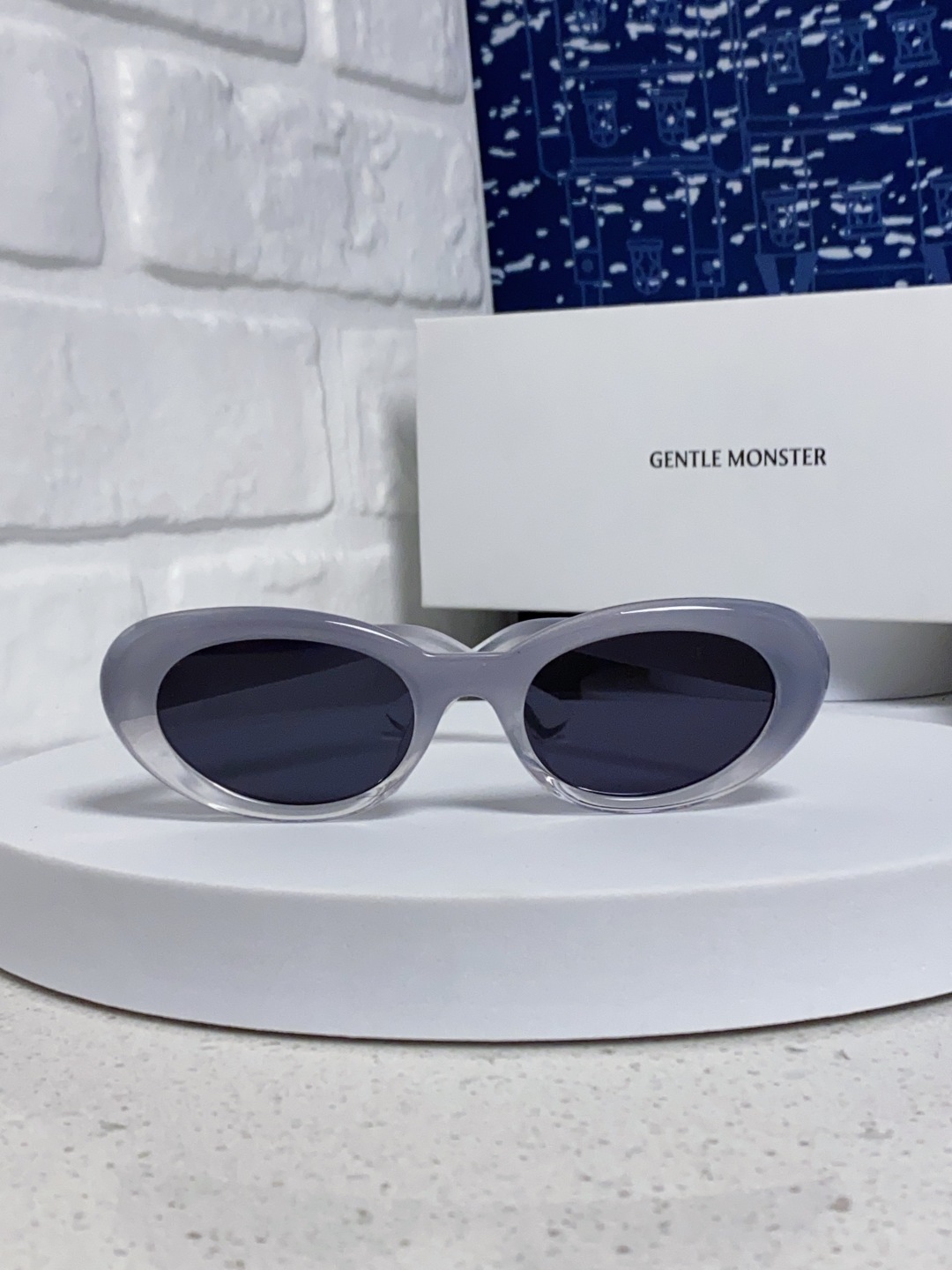 Gentle Moster(GM) 王安宇同款墨镜gm男士痞帅椭圆小框偏光防紫外线近视太阳眼镜女潮 型号