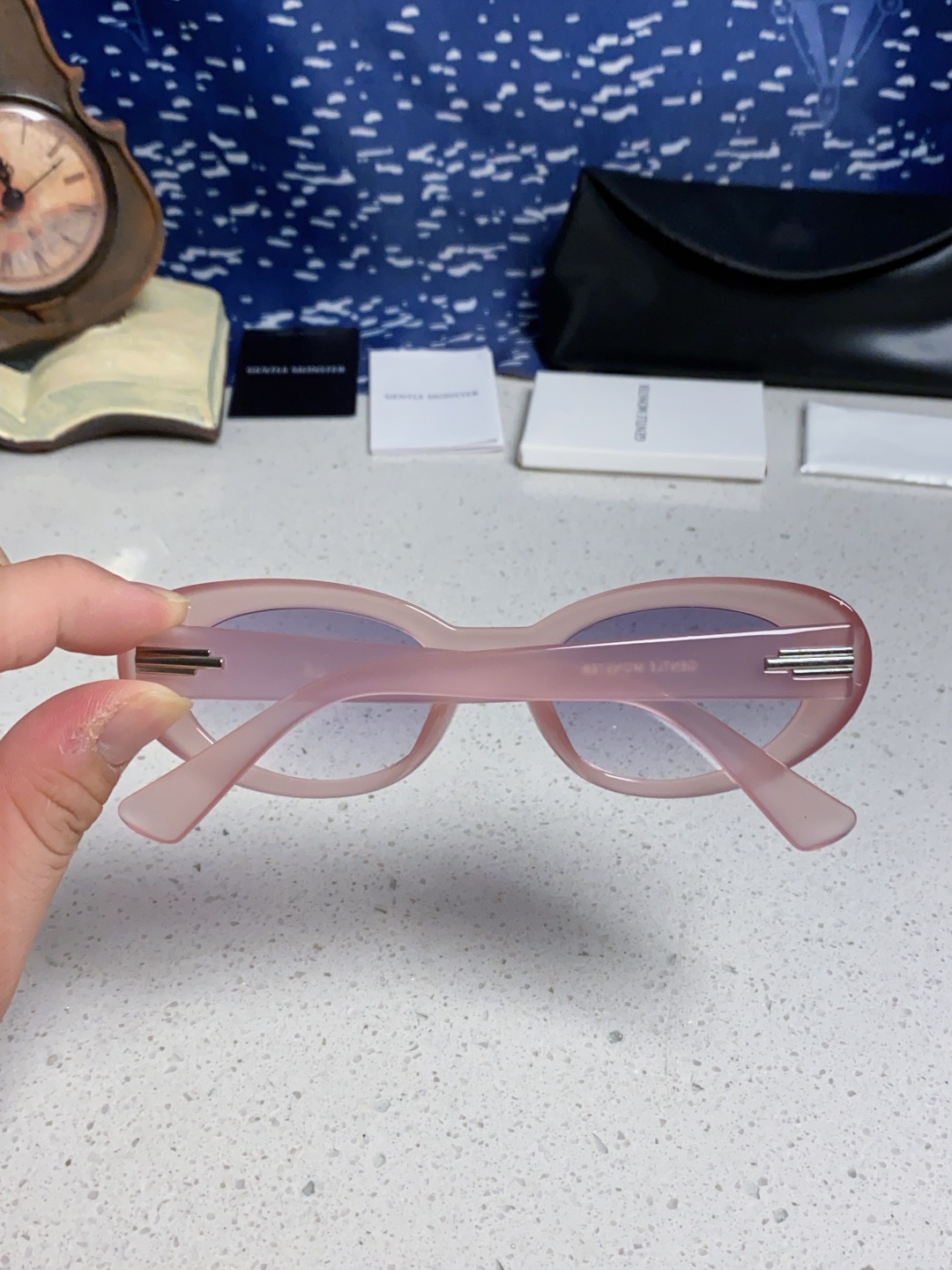 Gentle Moster(GM) 王安宇同款墨镜gm男士痞帅椭圆小框偏光防紫外线近视太阳眼镜女潮 型号