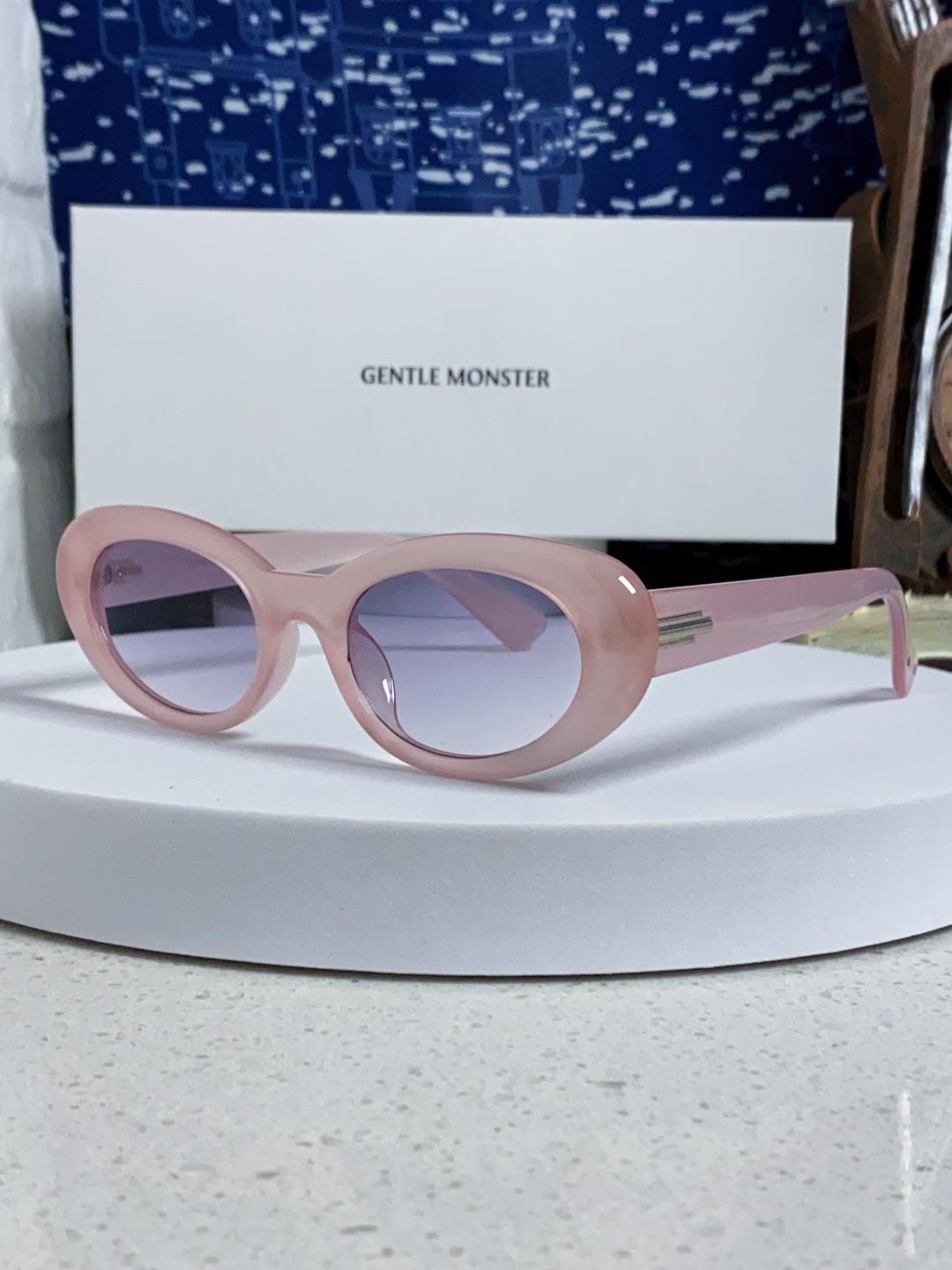 Gentle Moster(GM) 王安宇同款墨镜gm男士痞帅椭圆小框偏光防紫外线近视太阳眼镜女潮 型号