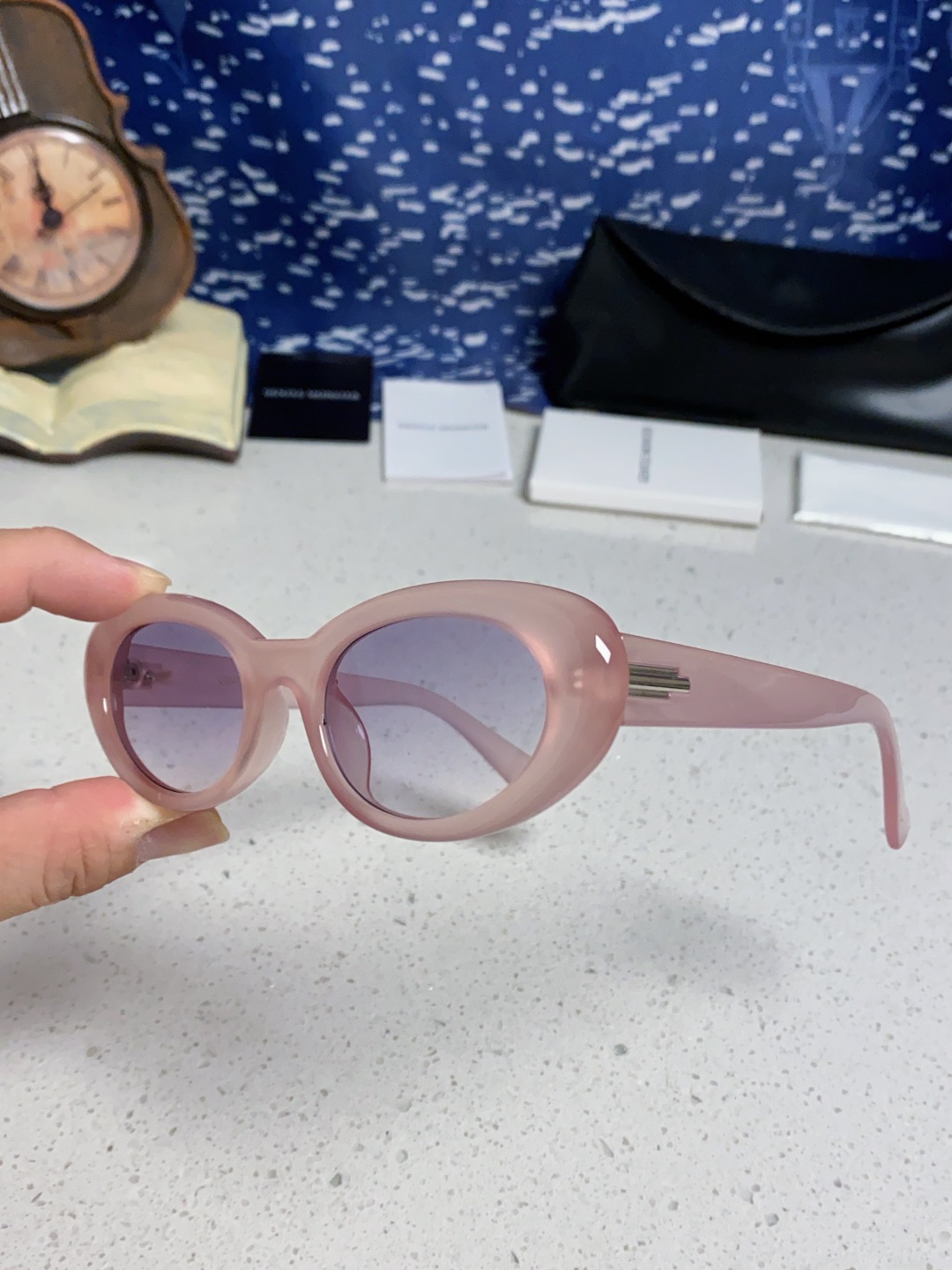 Gentle Moster(GM) 王安宇同款墨镜gm男士痞帅椭圆小框偏光防紫外线近视太阳眼镜女潮 型号