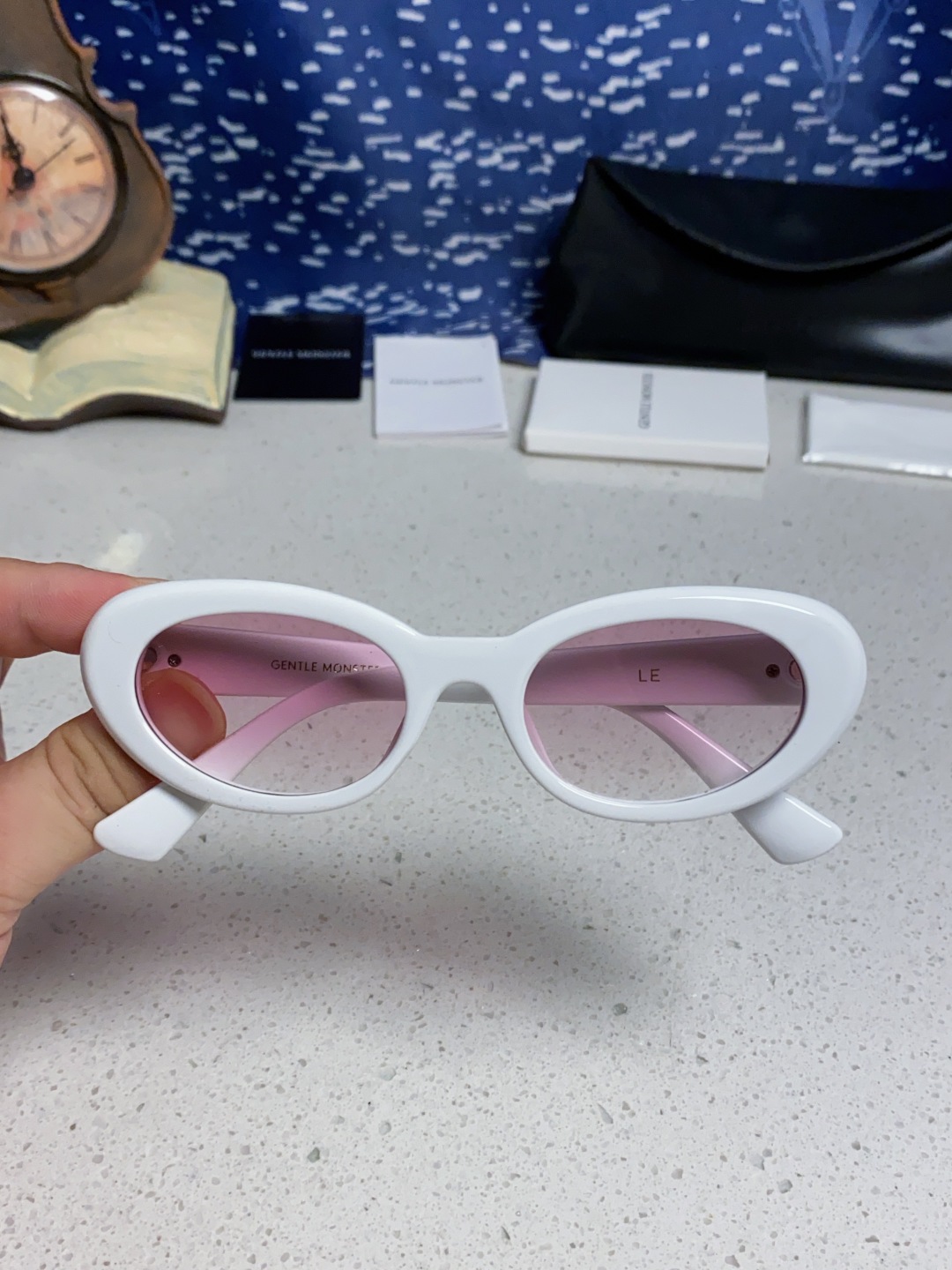 Gentle Moster(GM) 王安宇同款墨镜gm男士痞帅椭圆小框偏光防紫外线近视太阳眼镜女潮 型号