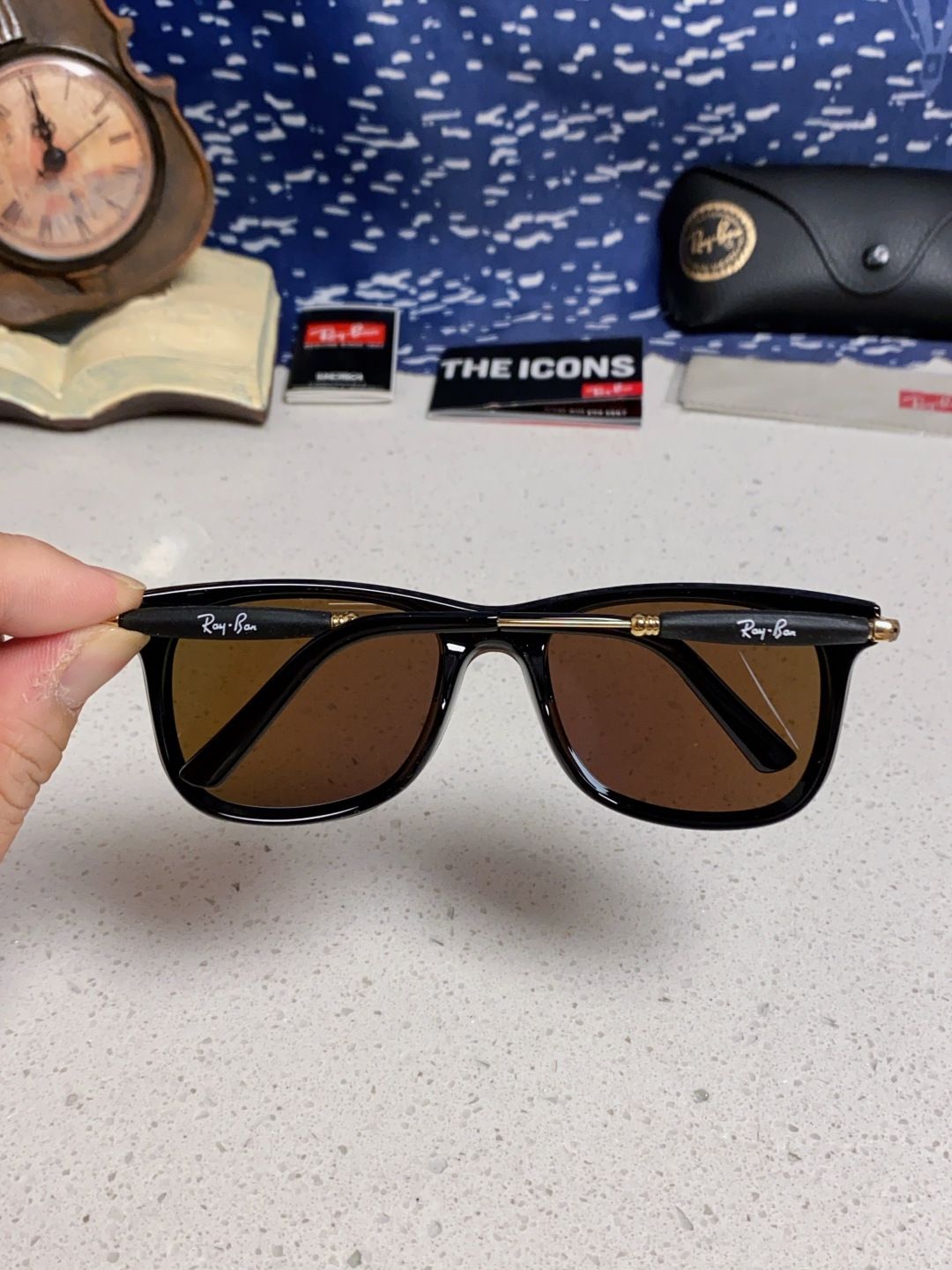 RayBan雷朋 2025新款男友系列方形中性太阳镜 偏光驾驶眼镜 RB2148