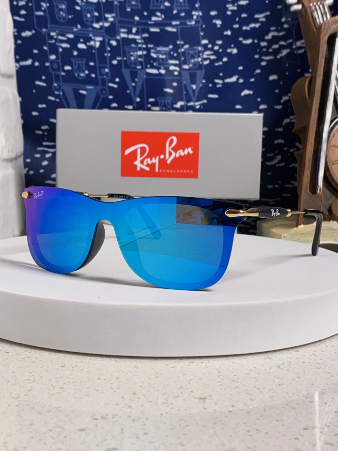 RayBan雷朋 2025新款男友系列方形中性太阳镜 偏光驾驶眼镜 RB2148