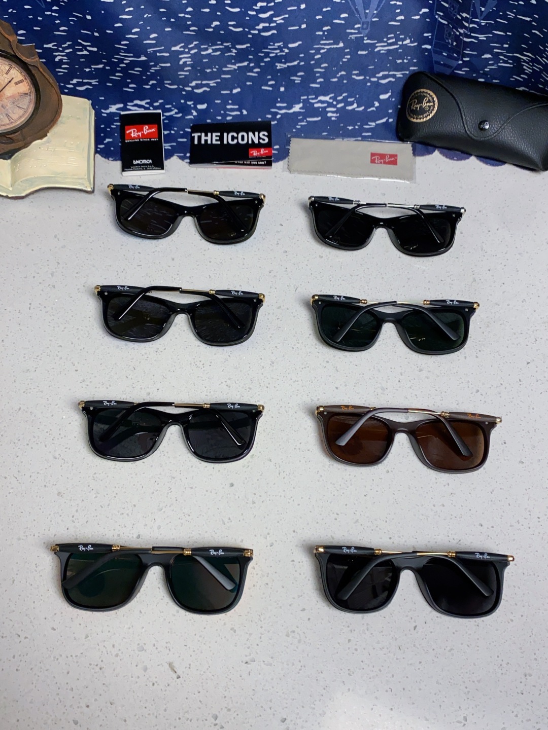 RayBan雷朋 2025新款男友系列方形中性太阳镜 偏光驾驶眼镜 RB2148