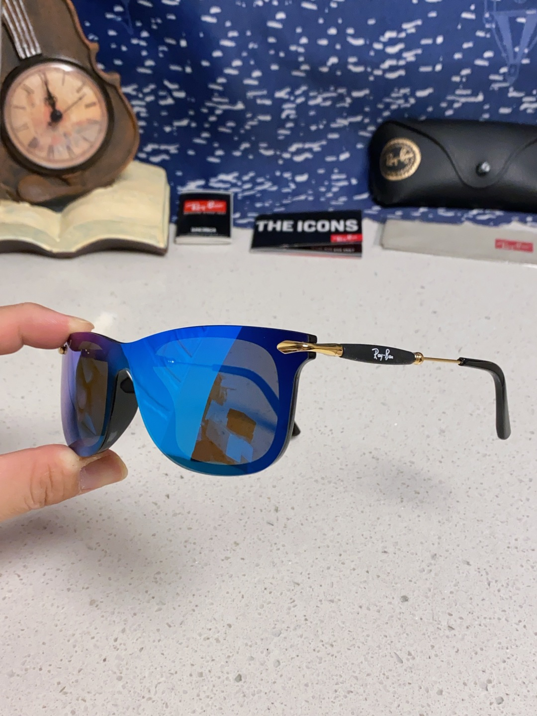 RayBan雷朋 2025新款男友系列方形中性太阳镜 偏光驾驶眼镜 RB2148