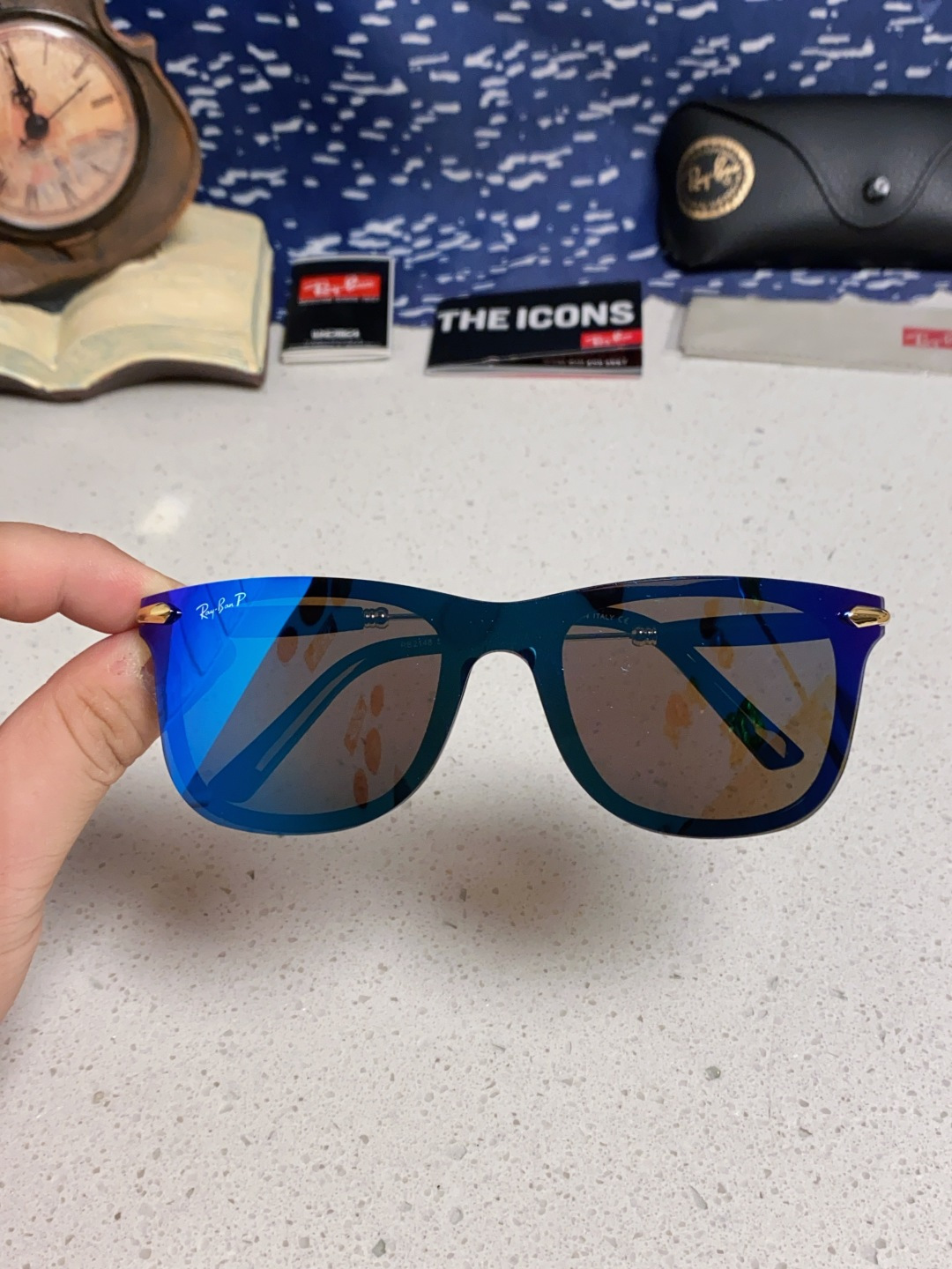 RayBan雷朋 2025新款男友系列方形中性太阳镜 偏光驾驶眼镜 RB2148