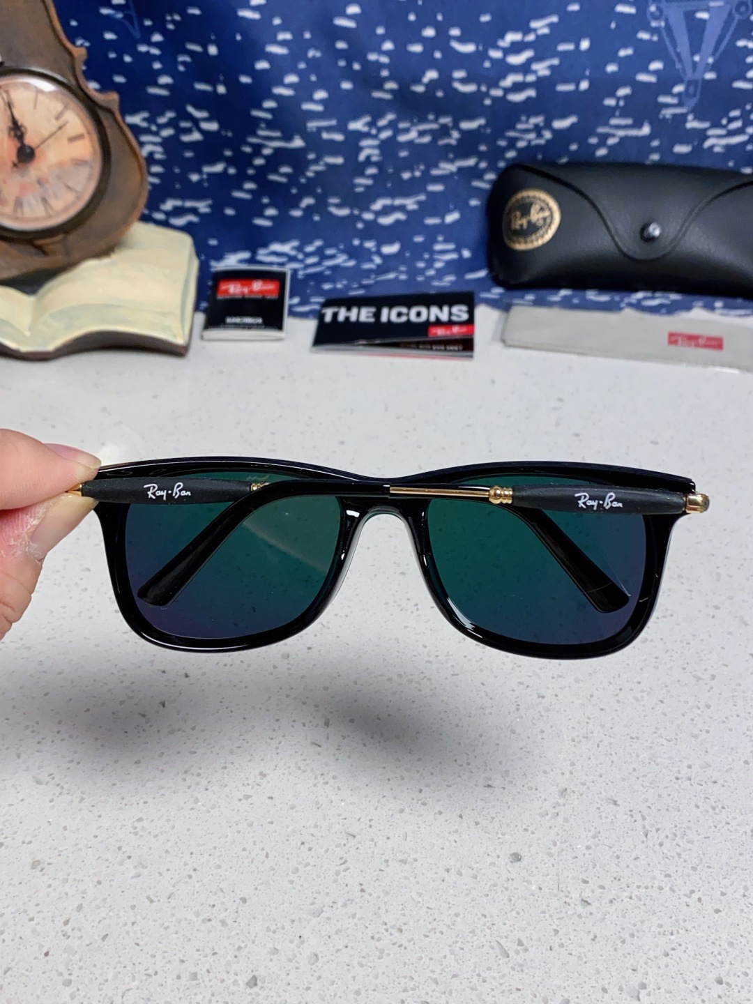 RayBan雷朋 2025新款男友系列方形中性太阳镜 偏光驾驶眼镜 RB2148