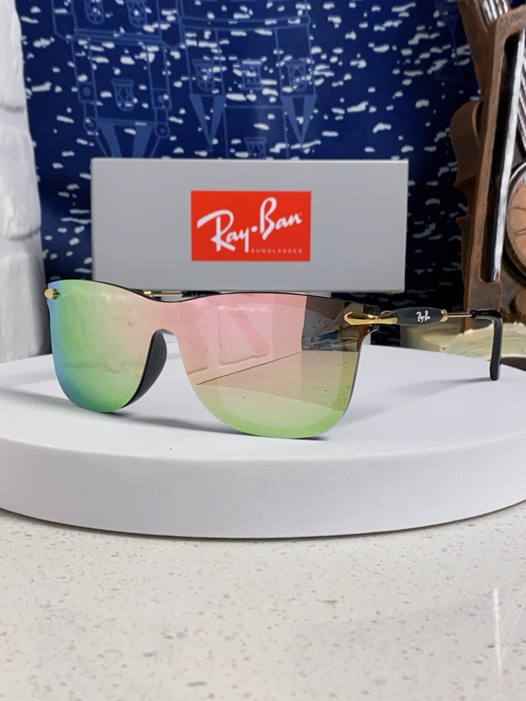 RayBan雷朋 2025新款男友系列方形中性太阳镜 偏光驾驶眼镜 RB2148