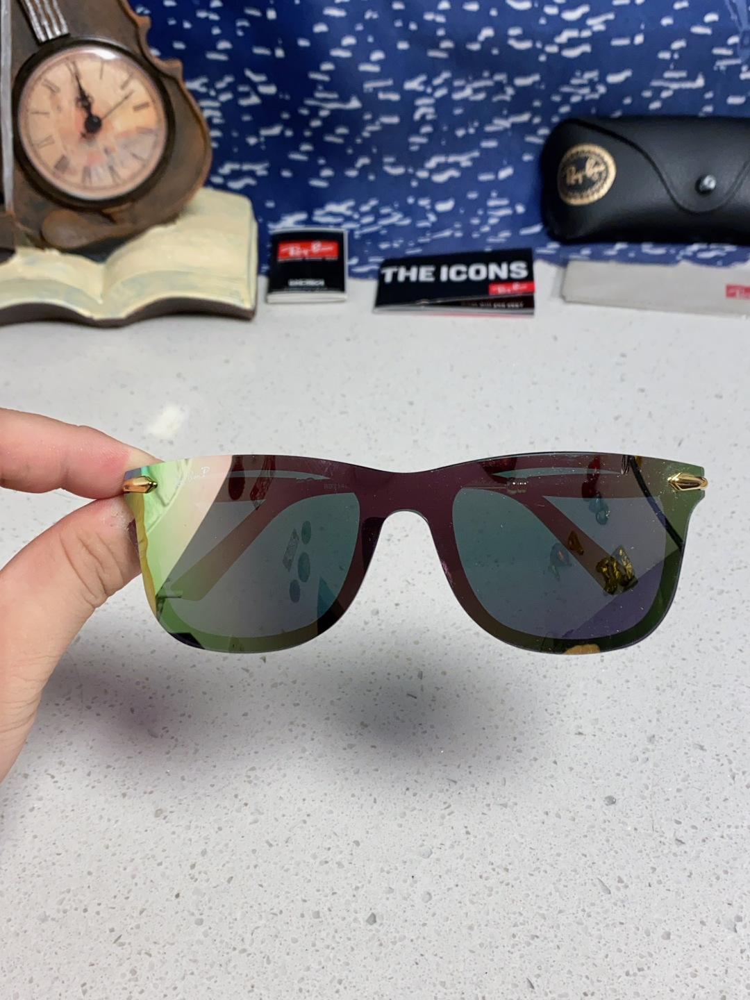 RayBan雷朋 2025新款男友系列方形中性太阳镜 偏光驾驶眼镜 RB2148