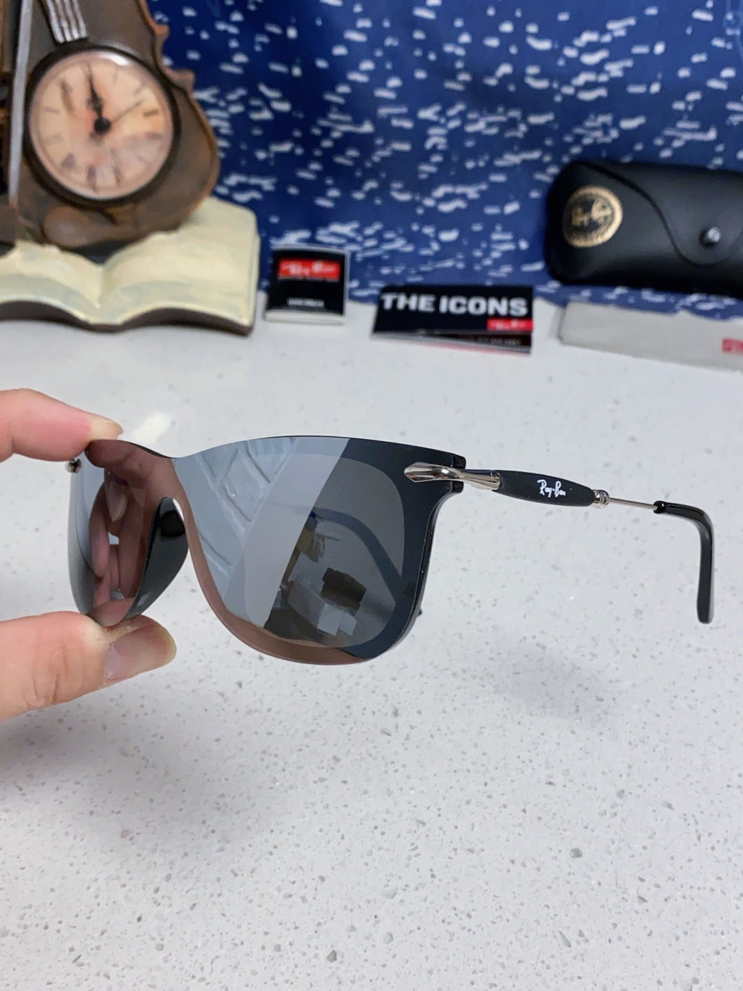 RayBan雷朋 2025新款男友系列方形中性太阳镜 偏光驾驶眼镜 RB2148