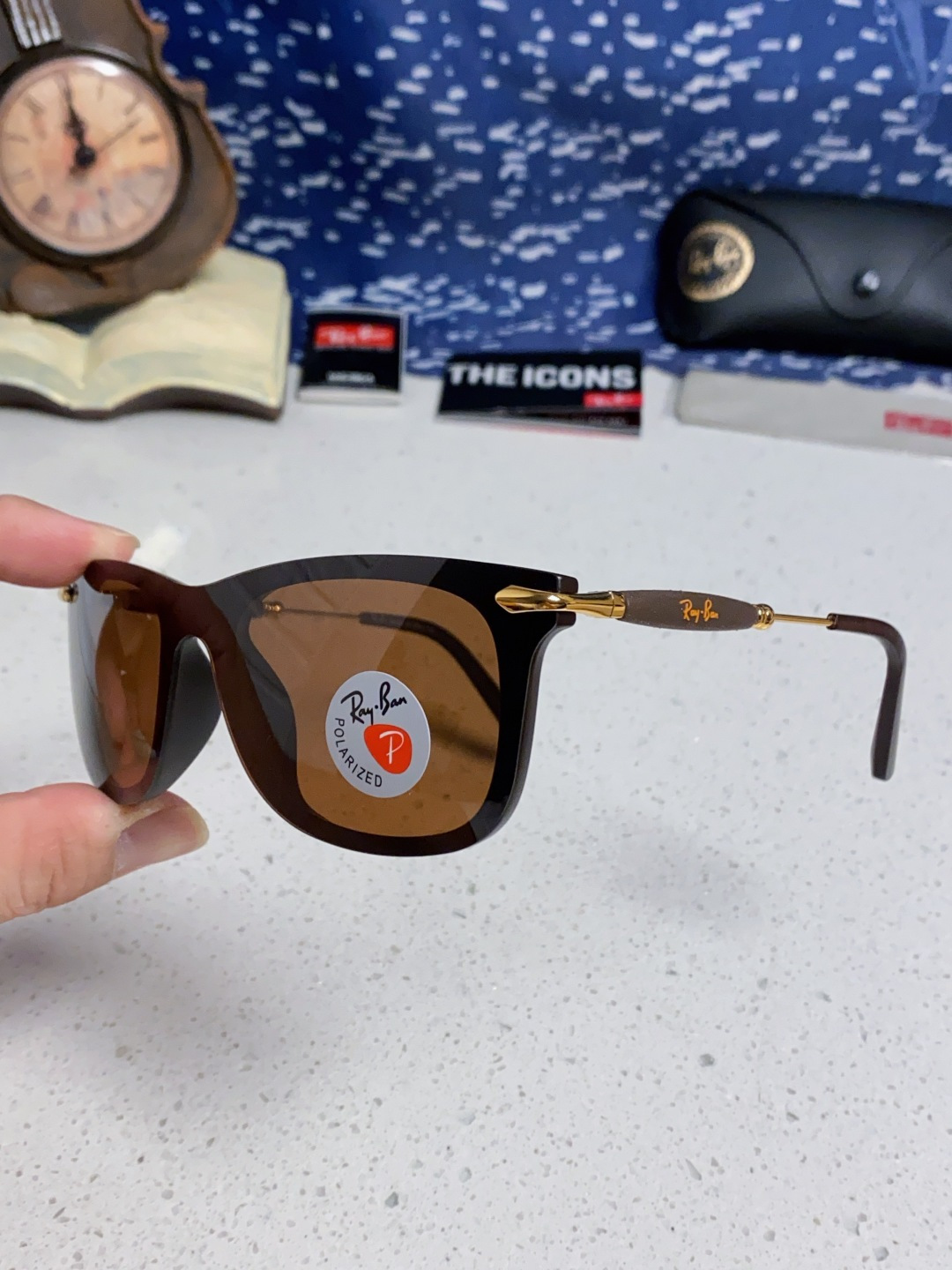 RayBan雷朋 2025新款男友系列方形中性太阳镜 偏光驾驶眼镜 RB2148