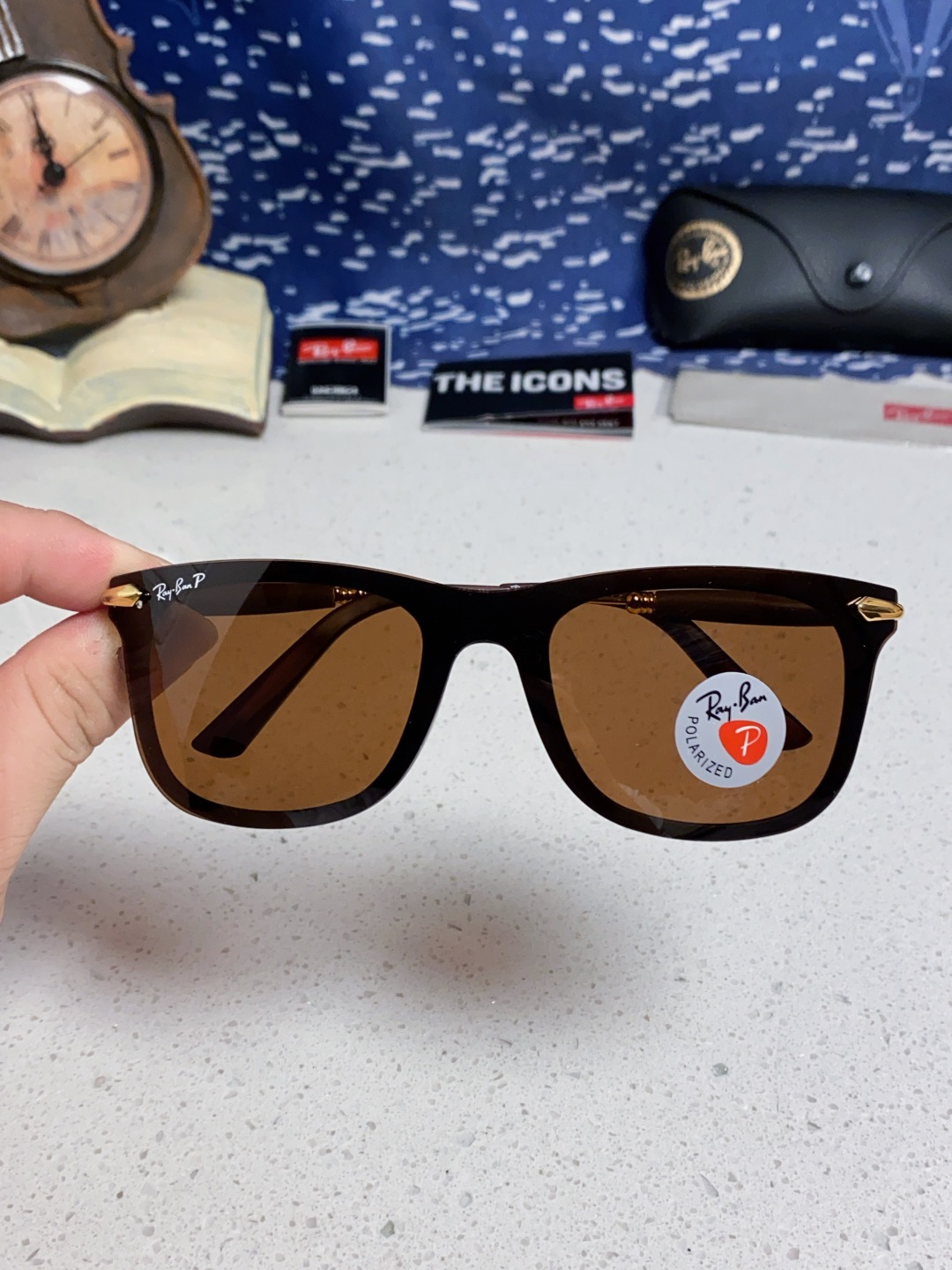 RayBan雷朋 2025新款男友系列方形中性太阳镜 偏光驾驶眼镜 RB2148