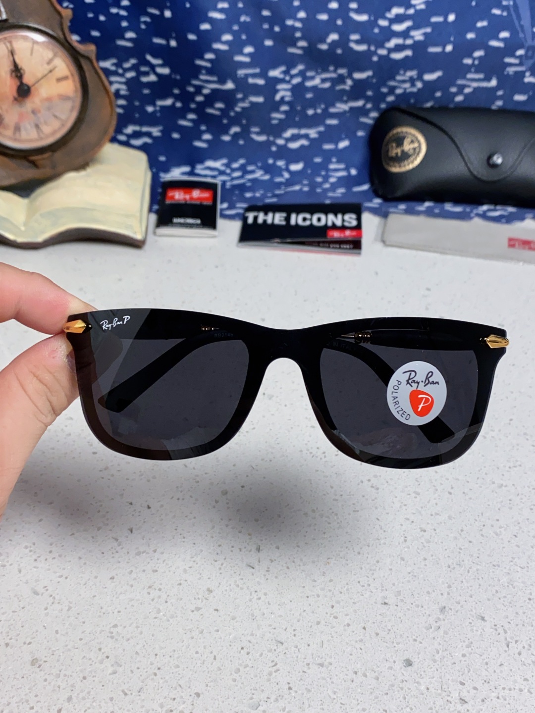 RayBan雷朋 2025新款男友系列方形中性太阳镜 偏光驾驶眼镜 RB2148